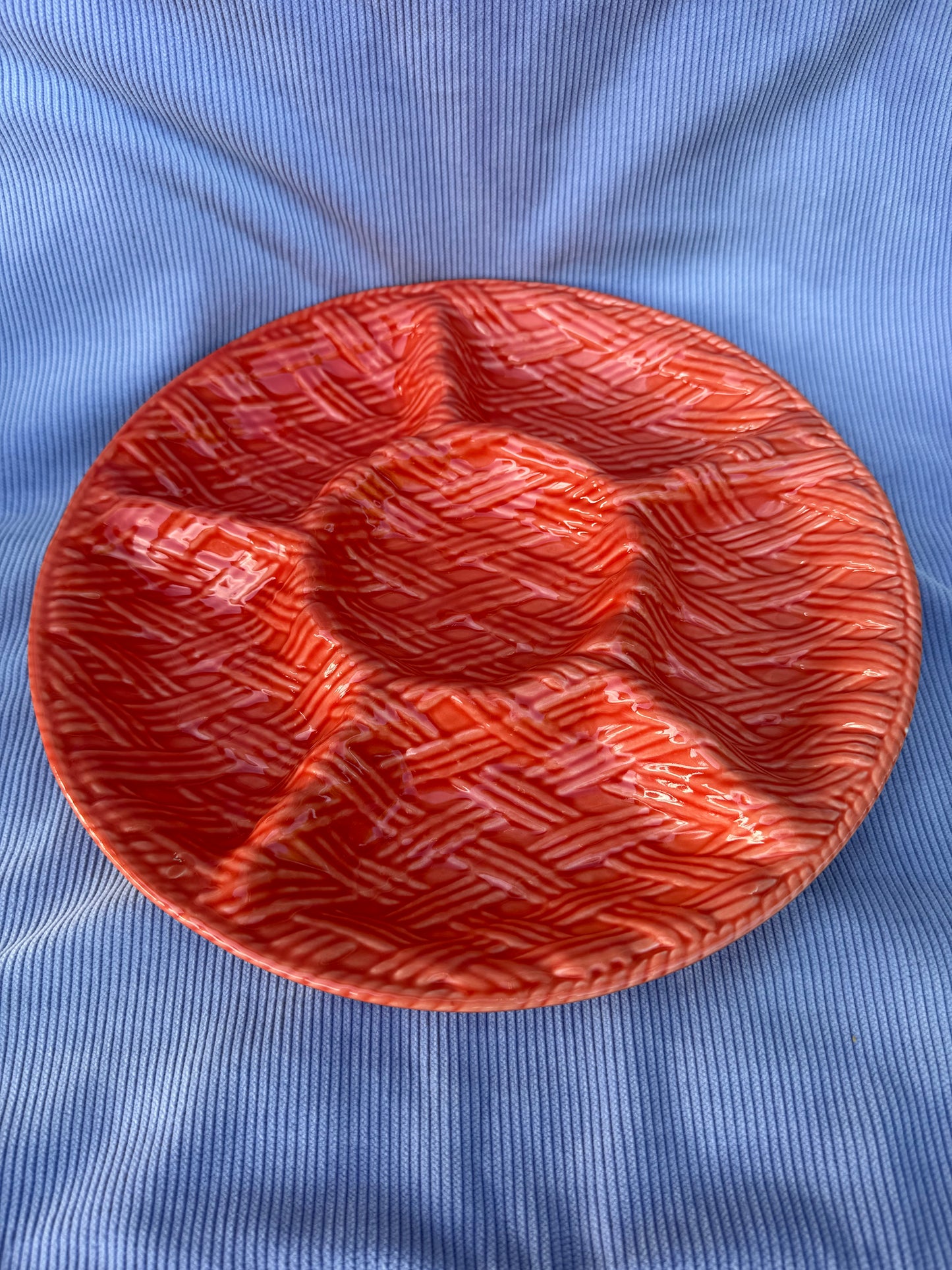 Grand plat à apéro compartimenté Louçarte made in Portugal en céramique
