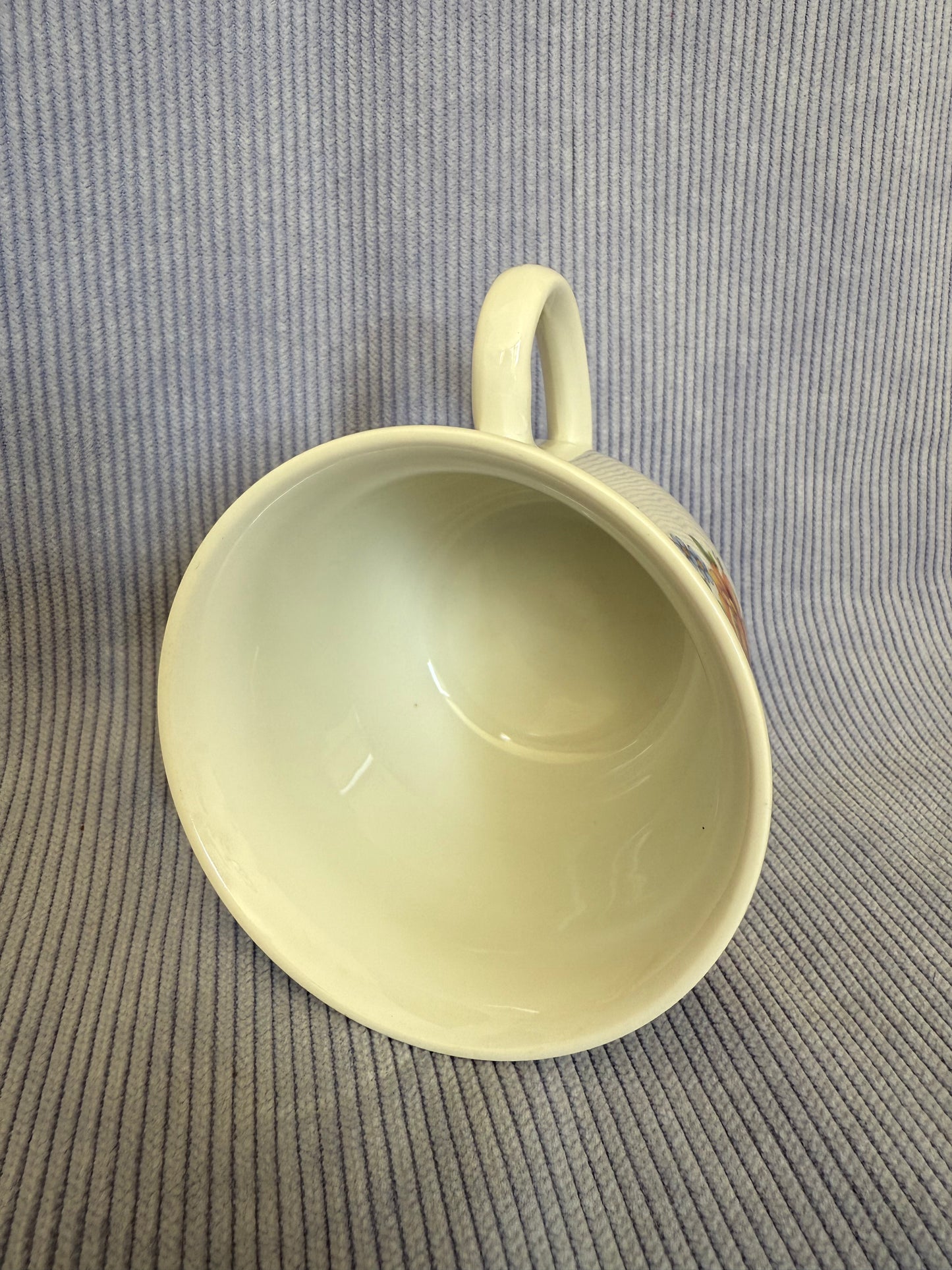 Tasse fleurie en porcelaine Kronester Bavaria West-Germany