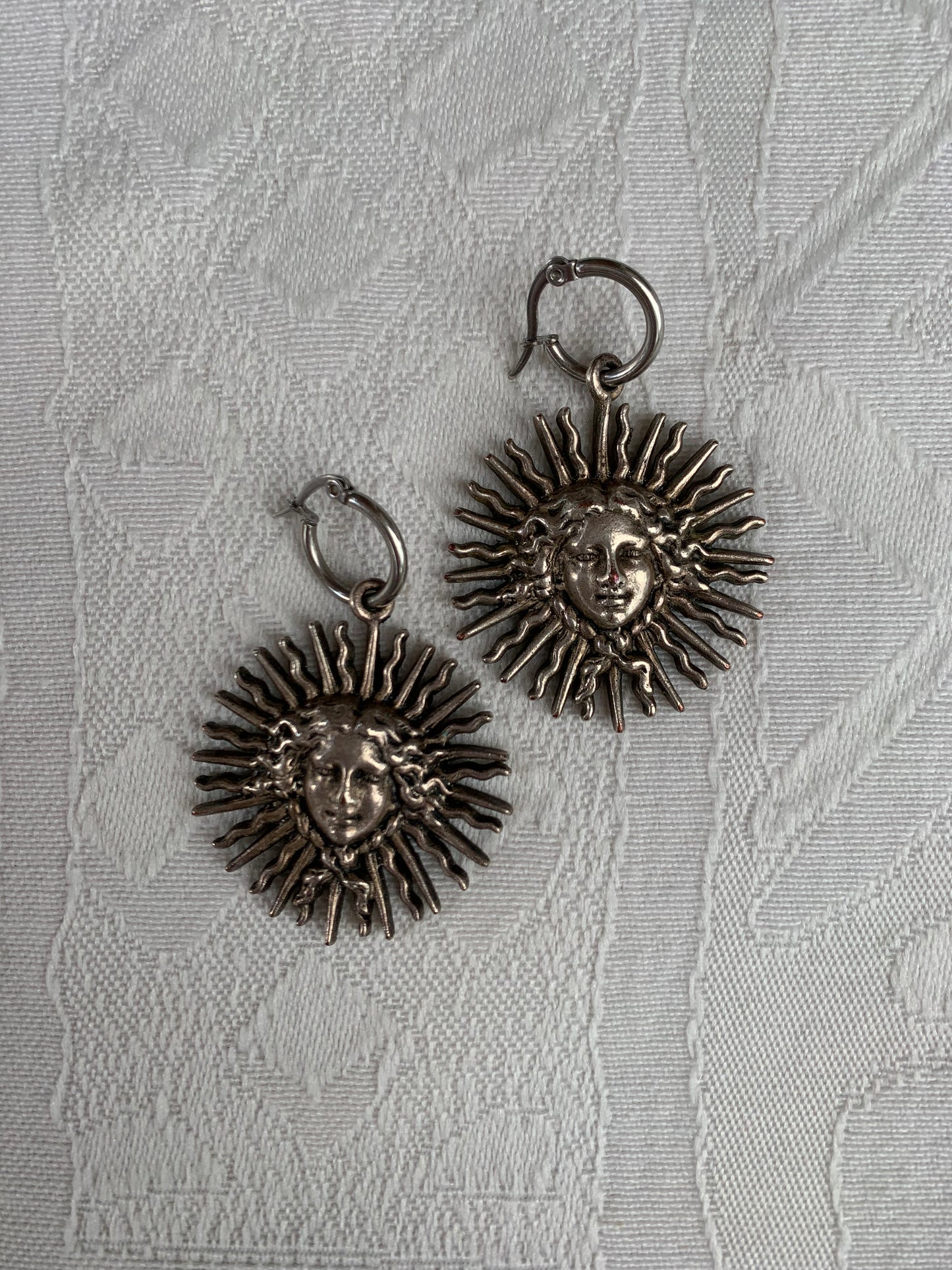 Boucles d'oreilles soleil