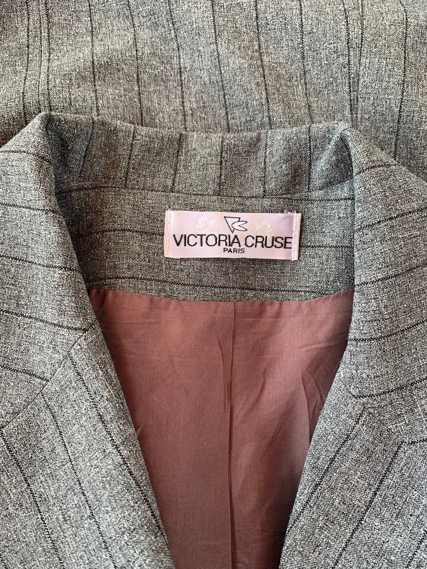 Ensemble jupe & veste blazer Victoria Cruse Paris T.40