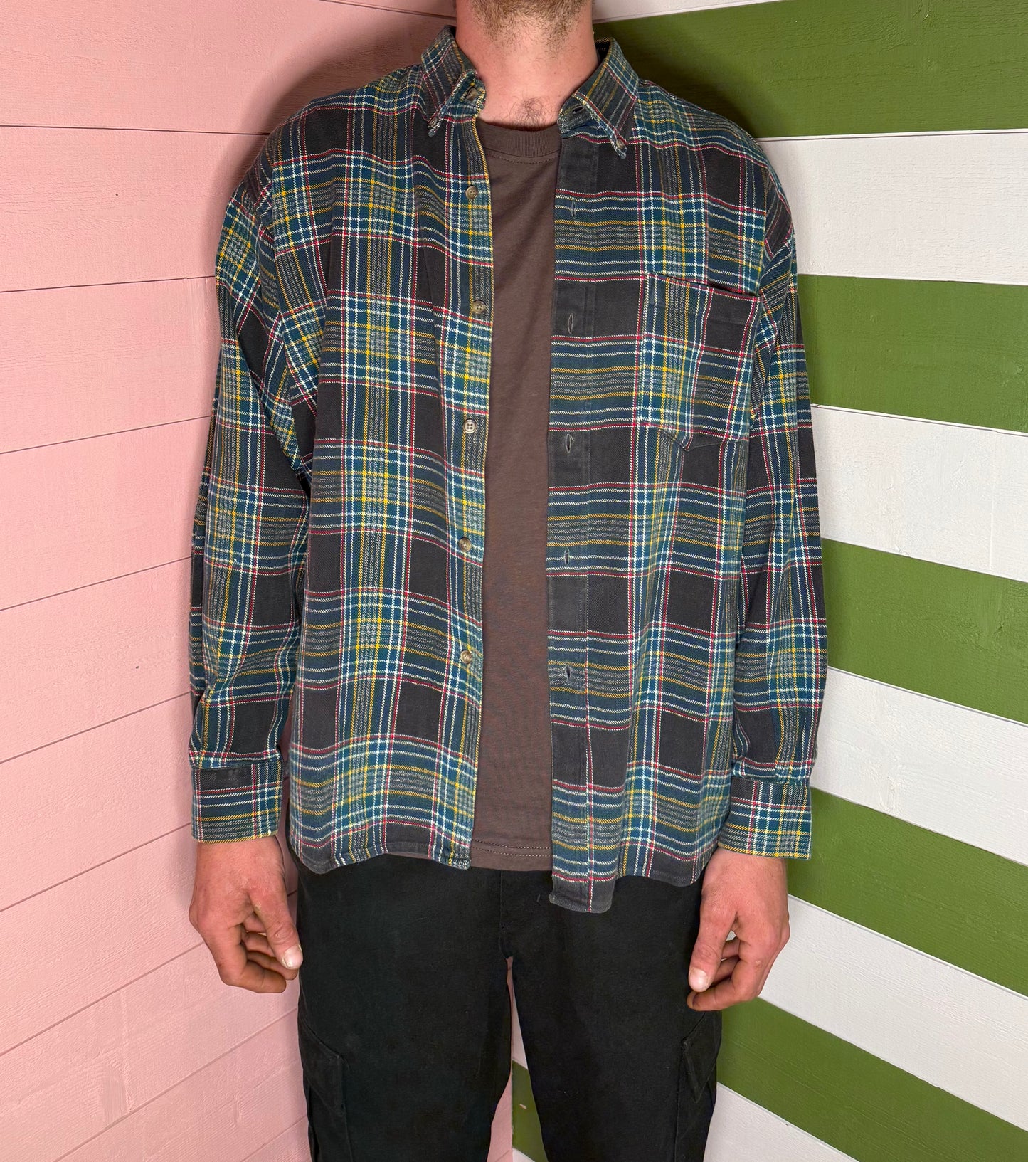 Chemise à carreaux Old England Paris 100% coton T.L