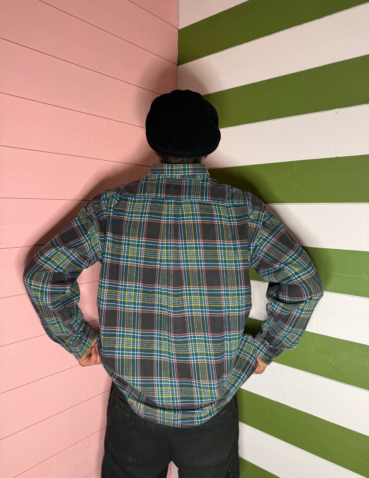 Chemise à carreaux Old England Paris 100% coton T.L