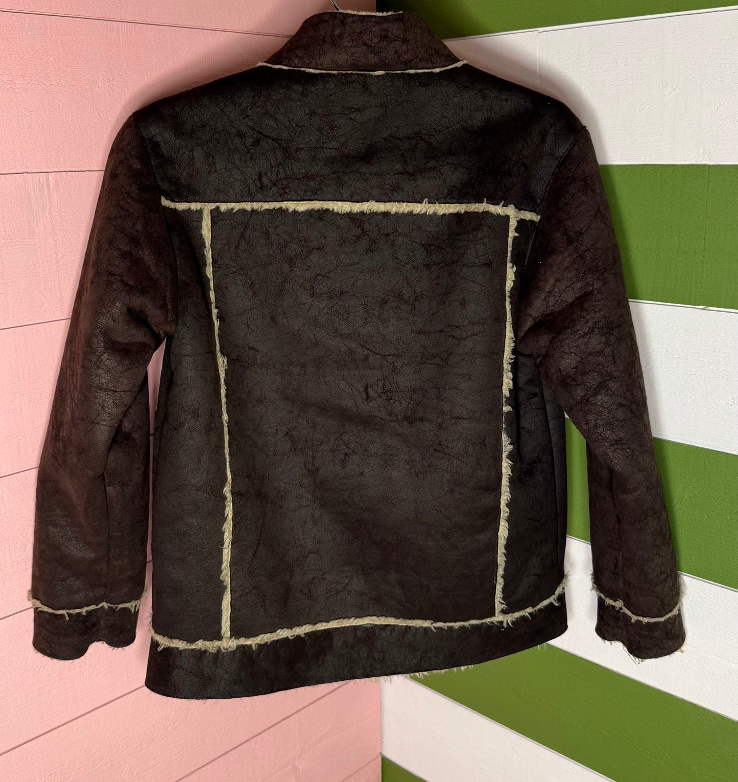 Veste enfant imitation daim Sidewalk T.10 ans