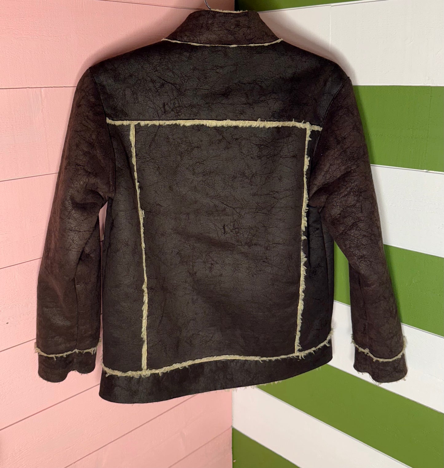 Veste enfant imitation daim Sidewalk T.10 ans