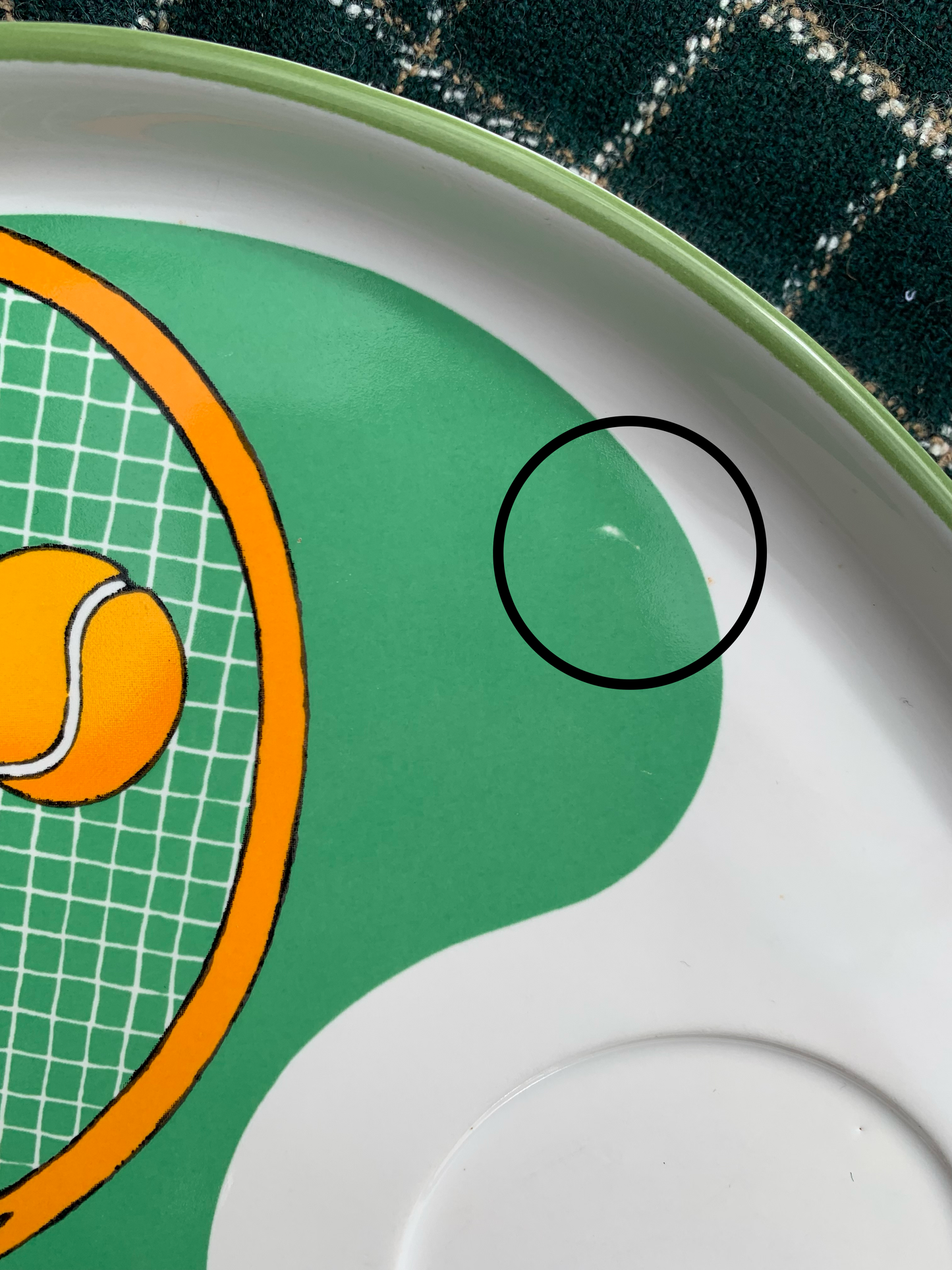 Assiette thème tennis Casual Dining Inheritance Tableware by MaryAnn Baker