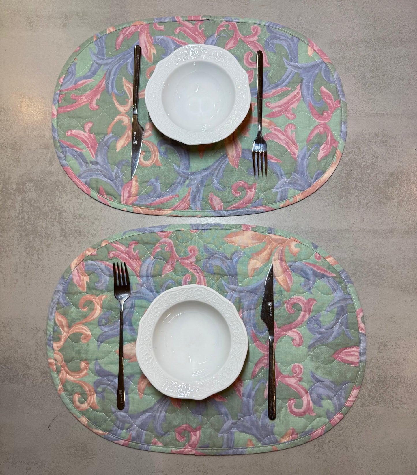 Deux sets de table Södahl Denmark 100% coton matelassé