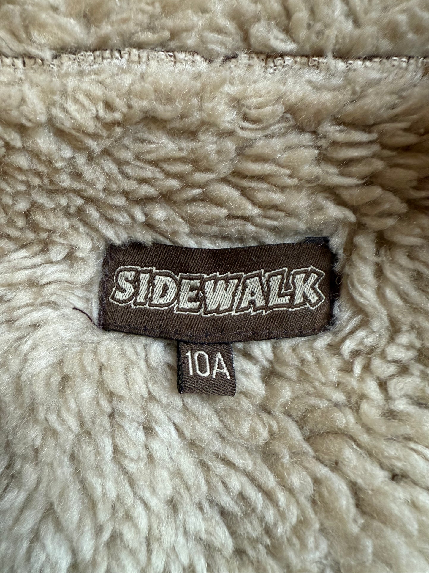 Veste enfant imitation daim Sidewalk T.10 ans