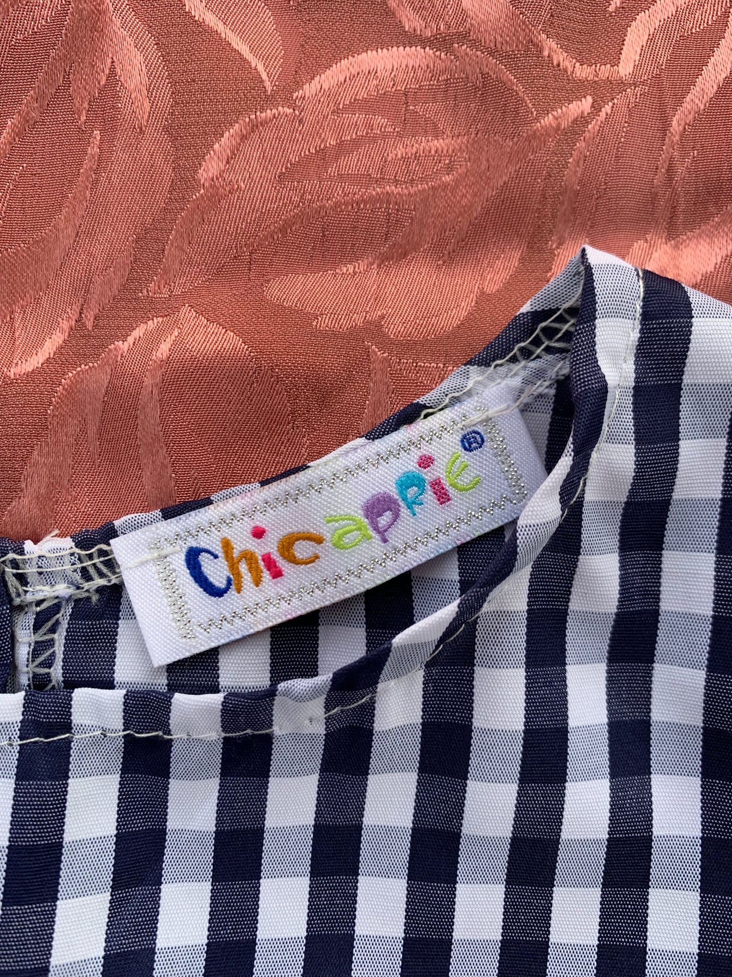 Tunique vichy Chicaprie 12 mois / 74cm