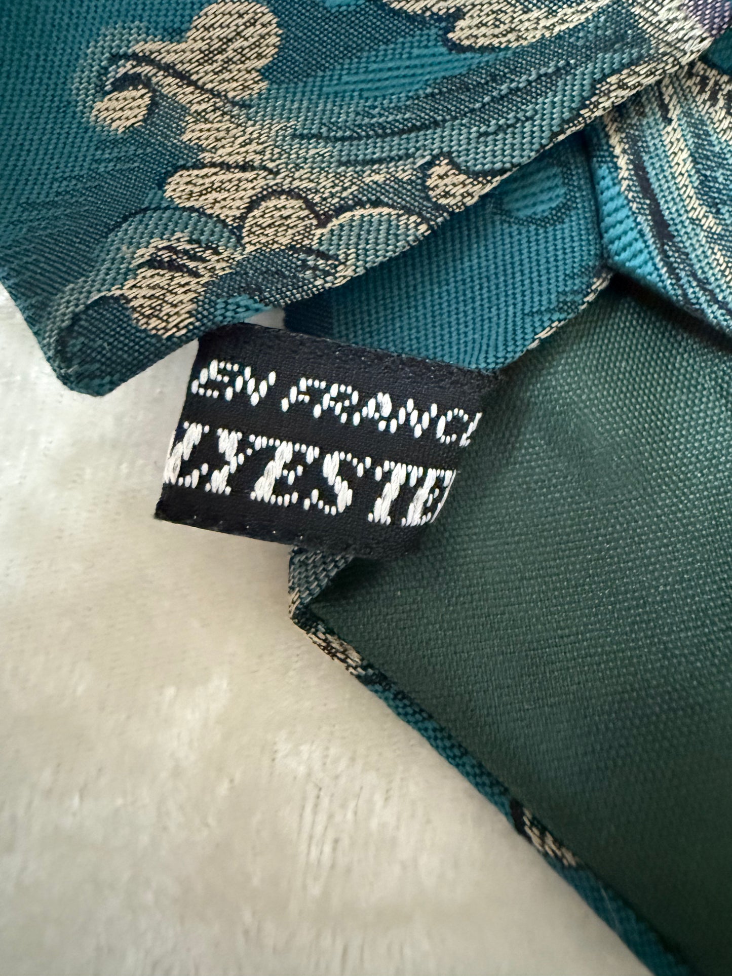 Cravate Fred Gil Paris motif floral