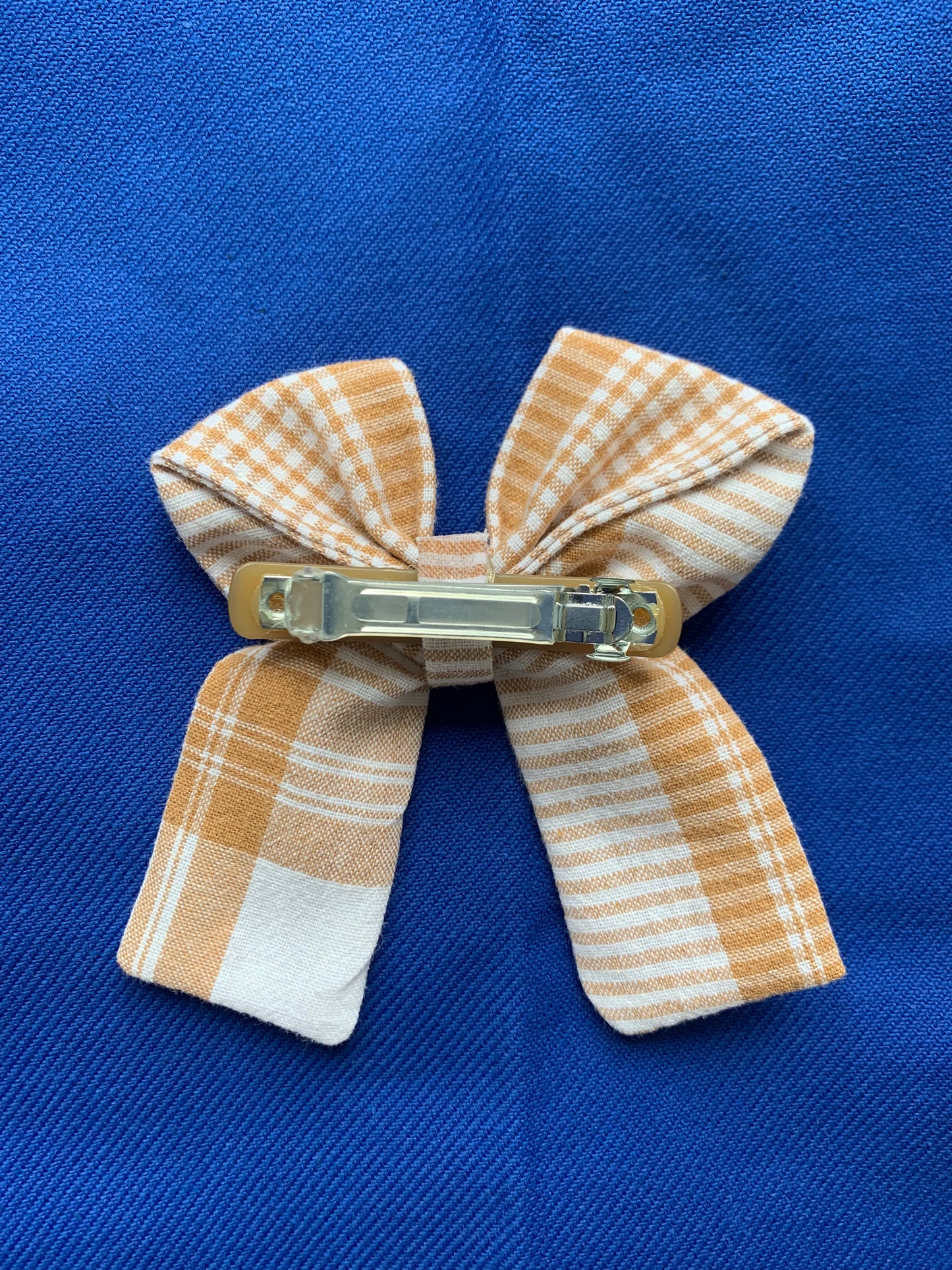 Noeud cheveux motif vichy