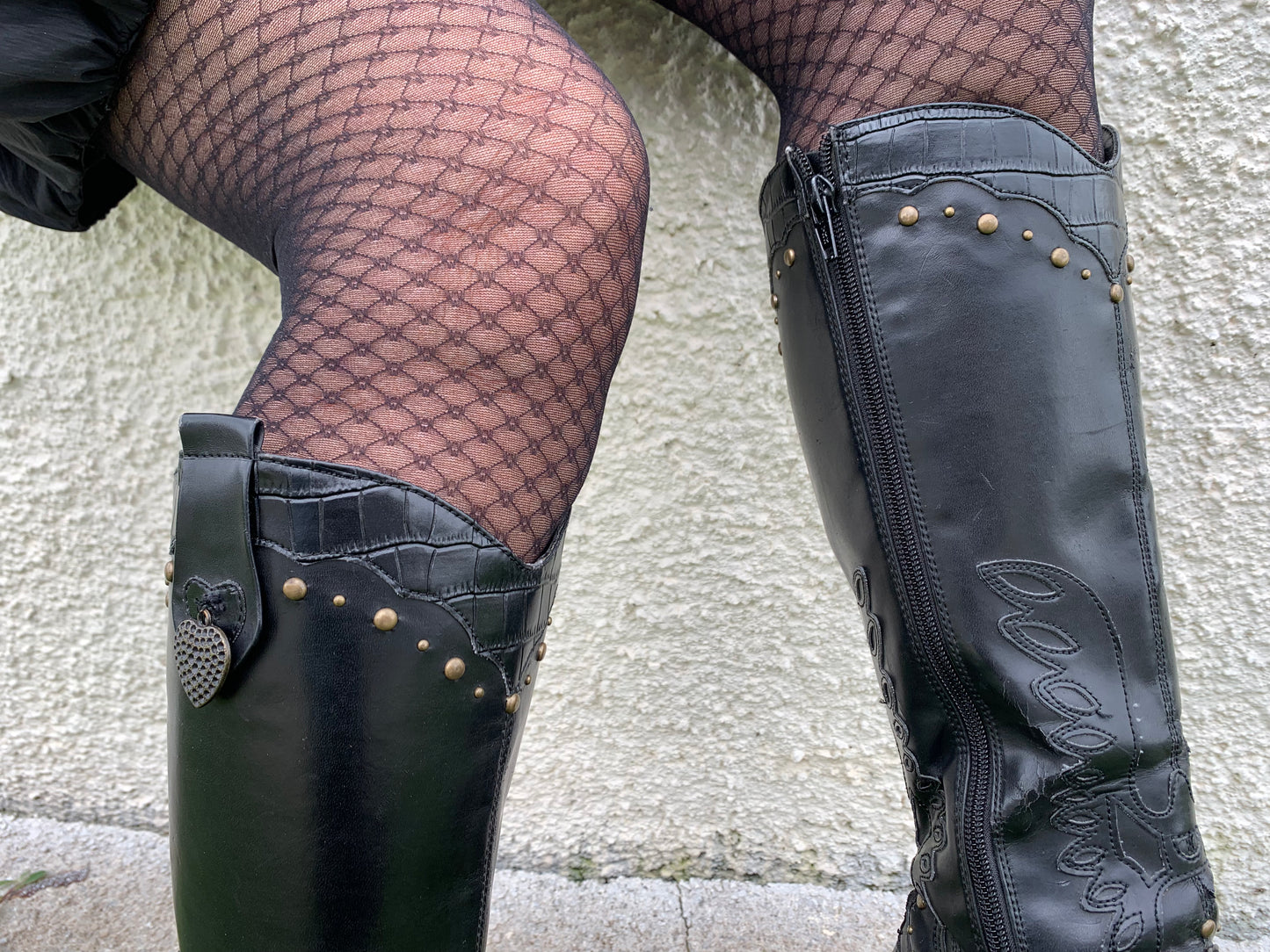 Bottes hautes à talons aiguilles T.38
