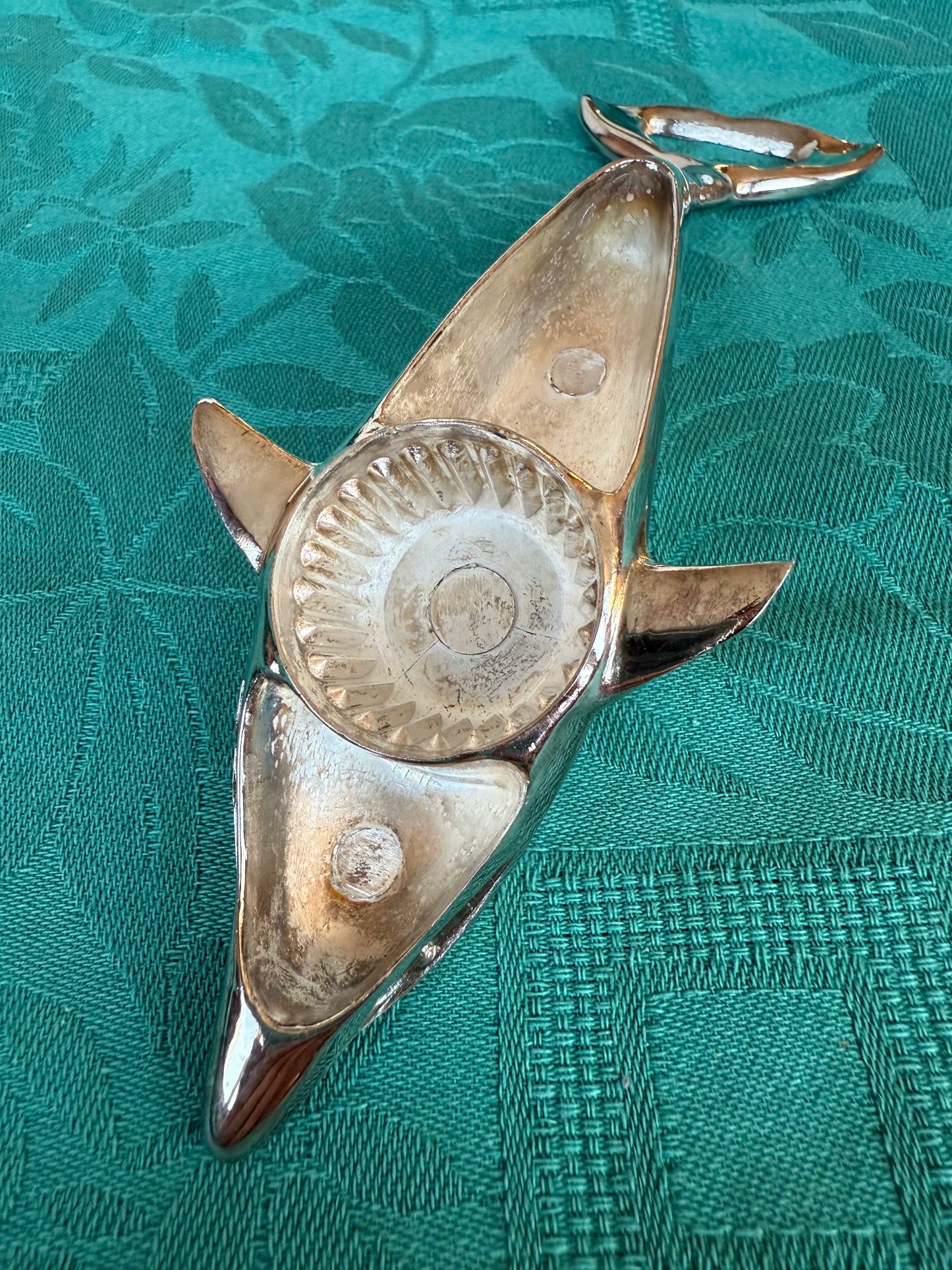 Décapsuleur dauphin vintage en métal