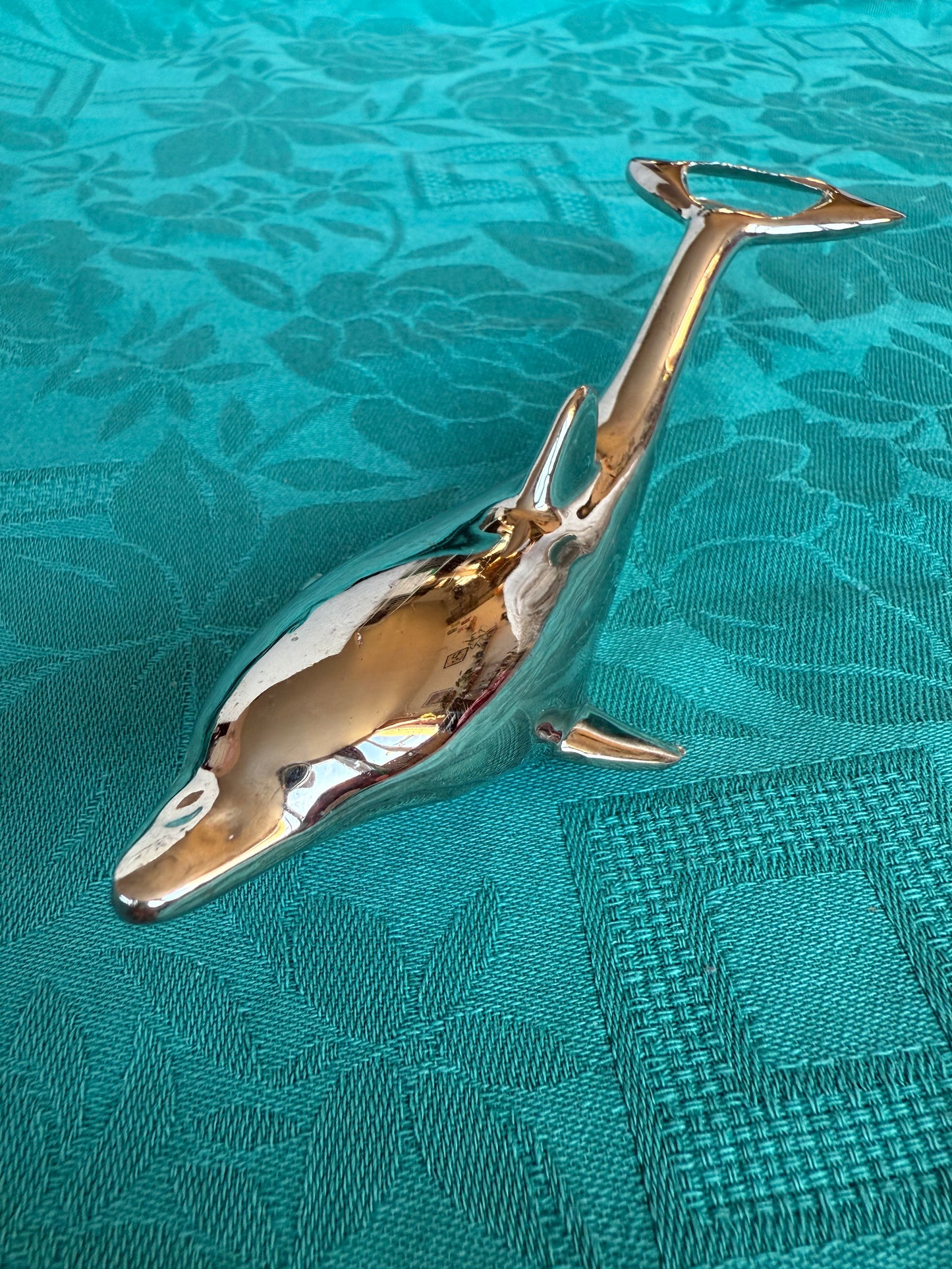 Décapsuleur dauphin vintage en métal