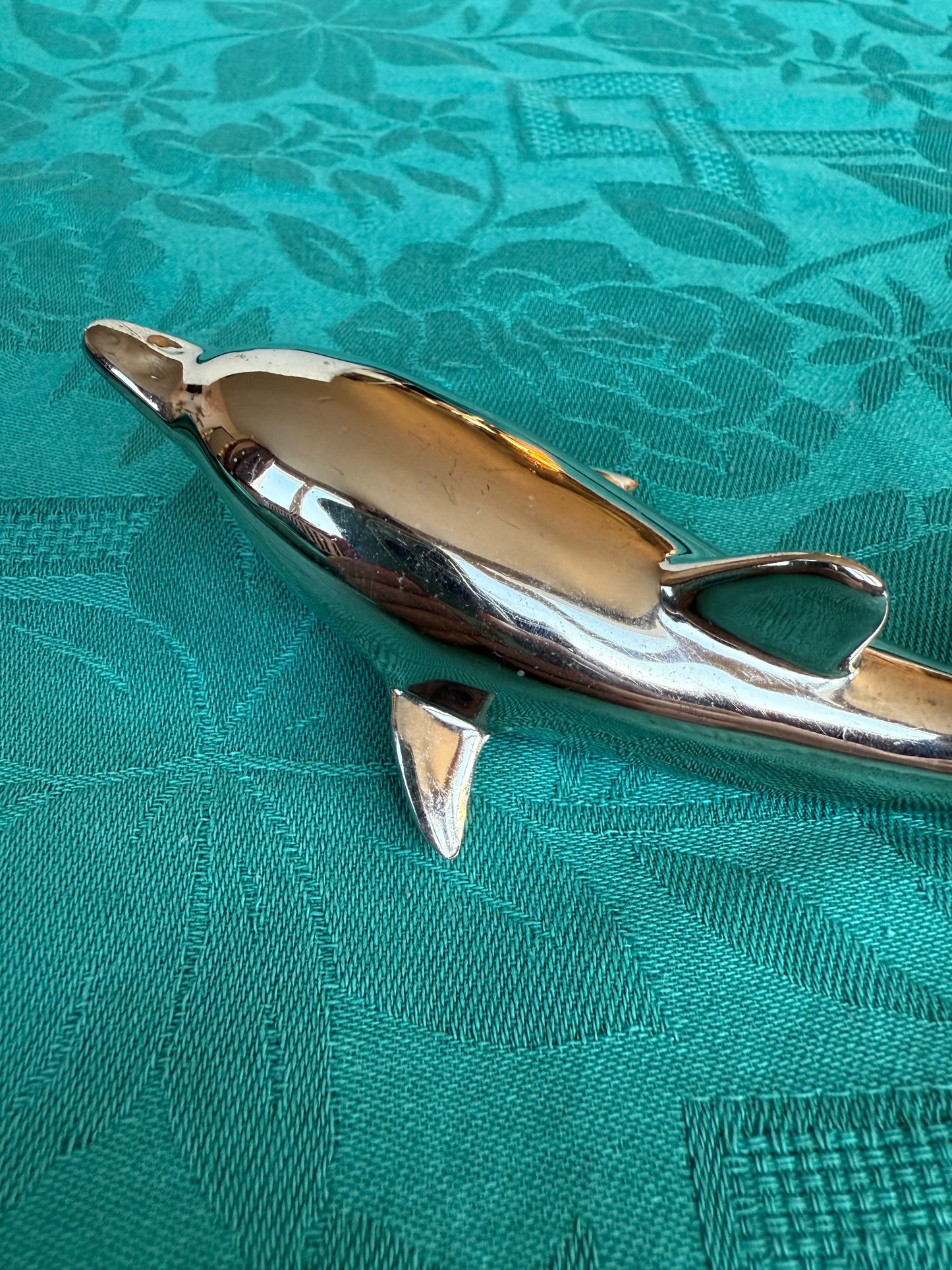 Décapsuleur dauphin vintage en métal