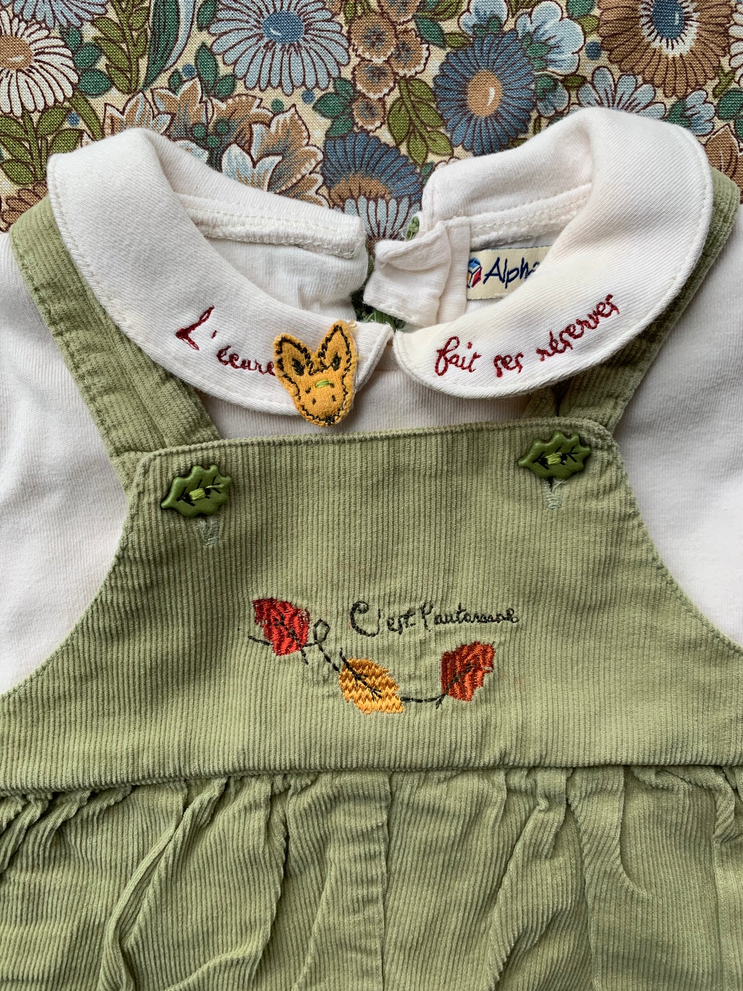 Tenue Alphabet "C'est l'automne" T.6 mois