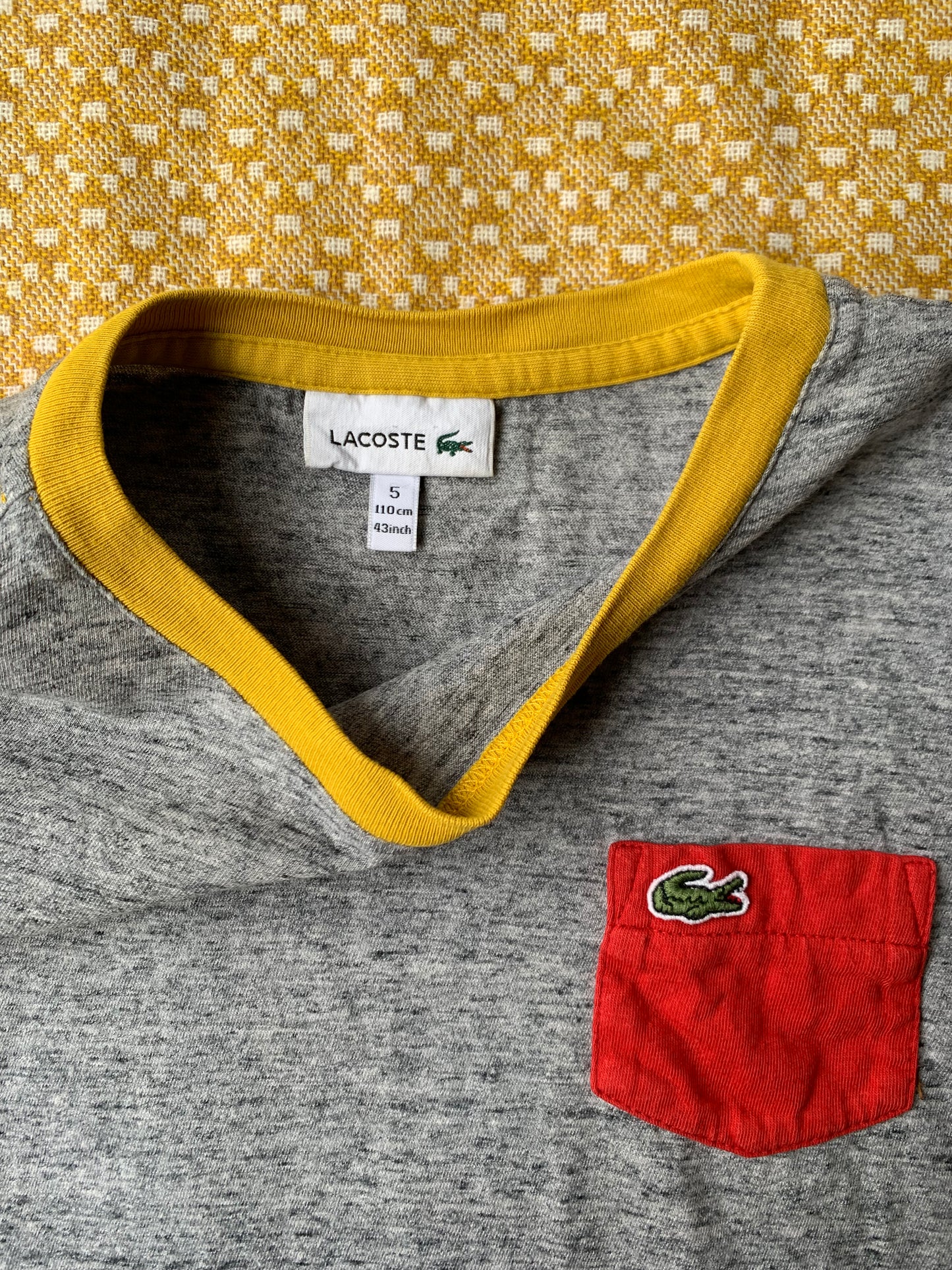T-shirt Lacoste T.5ans