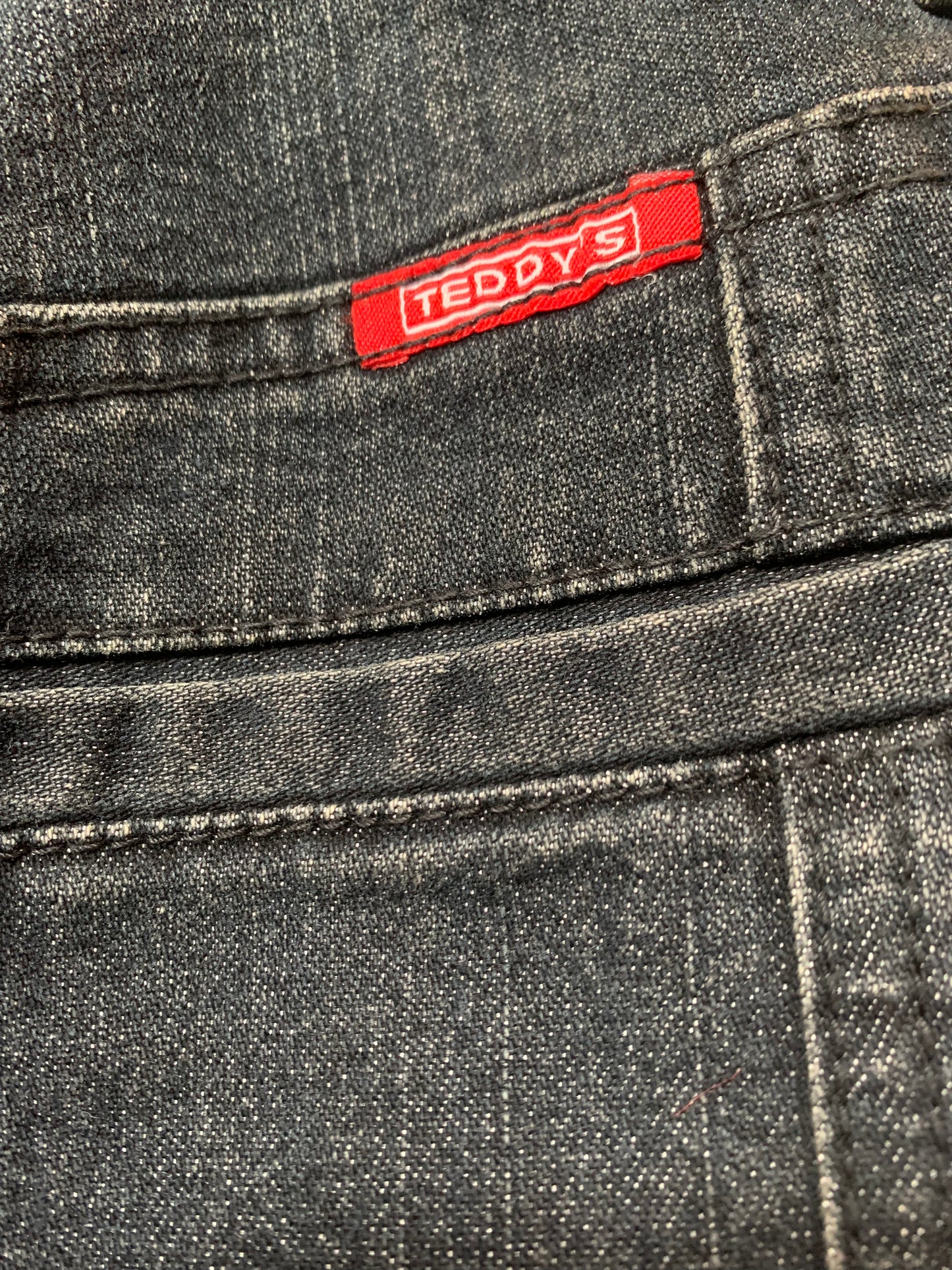 Jupe en jean noir Teddy's T.158 cm
