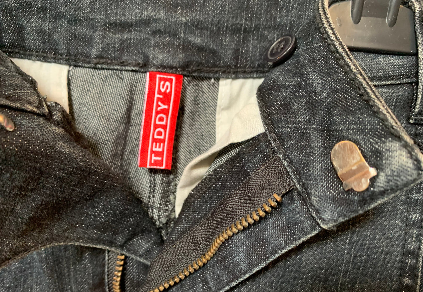 Jupe en jean noir Teddy's T.158 cm