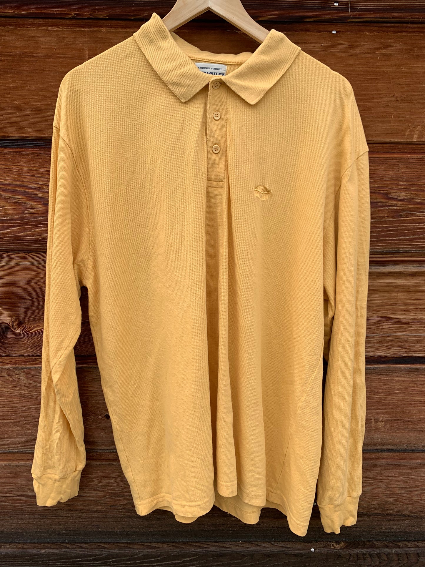 Polo jaune à manches longues Deep Valley T.XXL