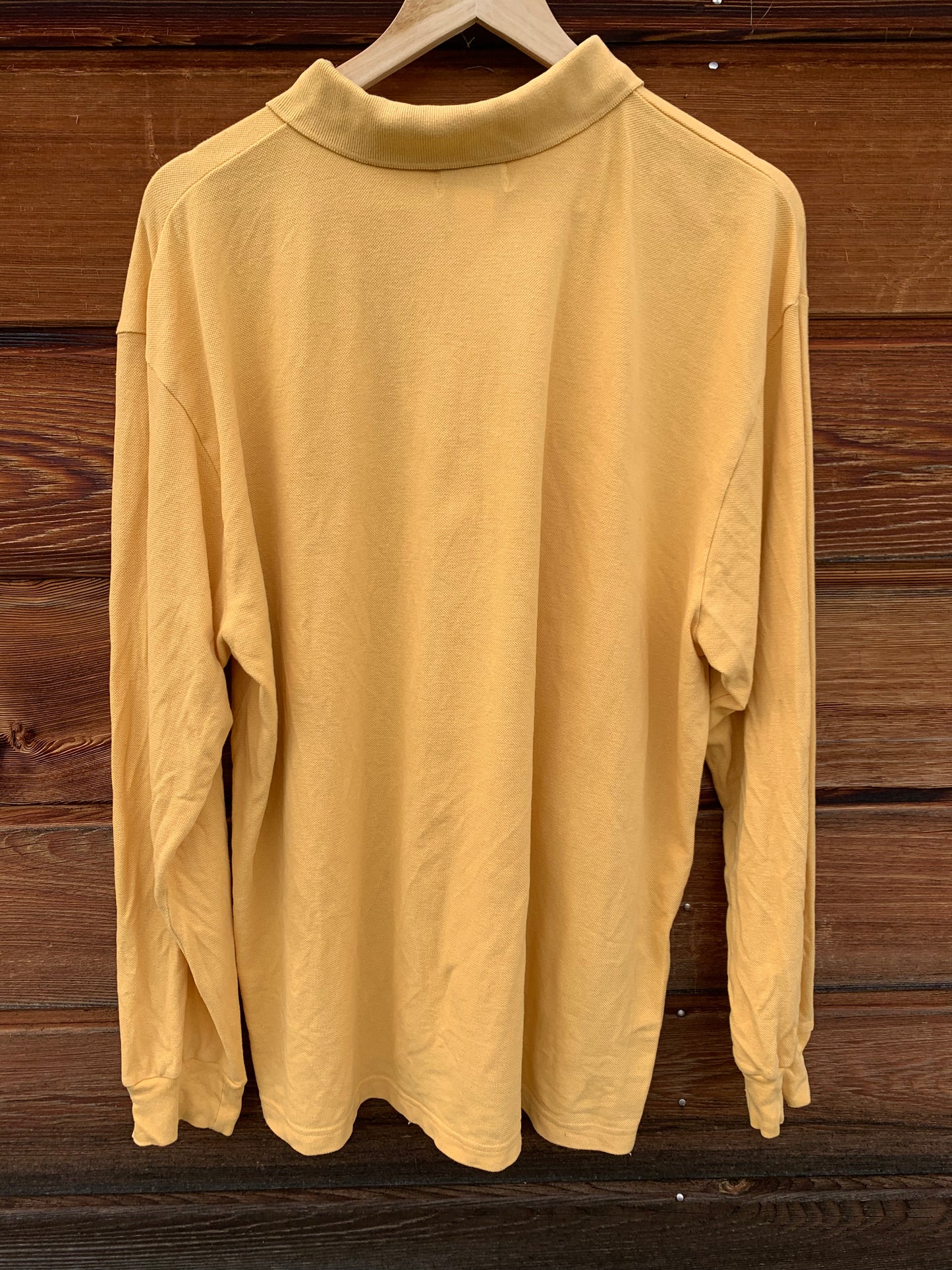 Polo jaune à manches longues Deep Valley T.XXL