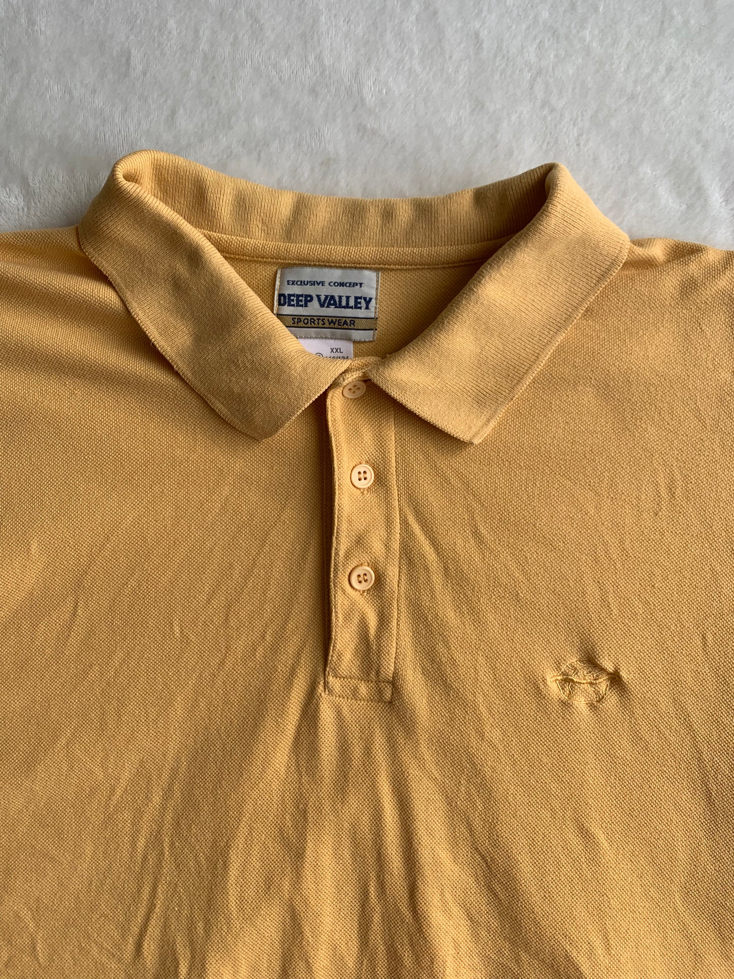 Polo jaune à manches longues Deep Valley T.XXL