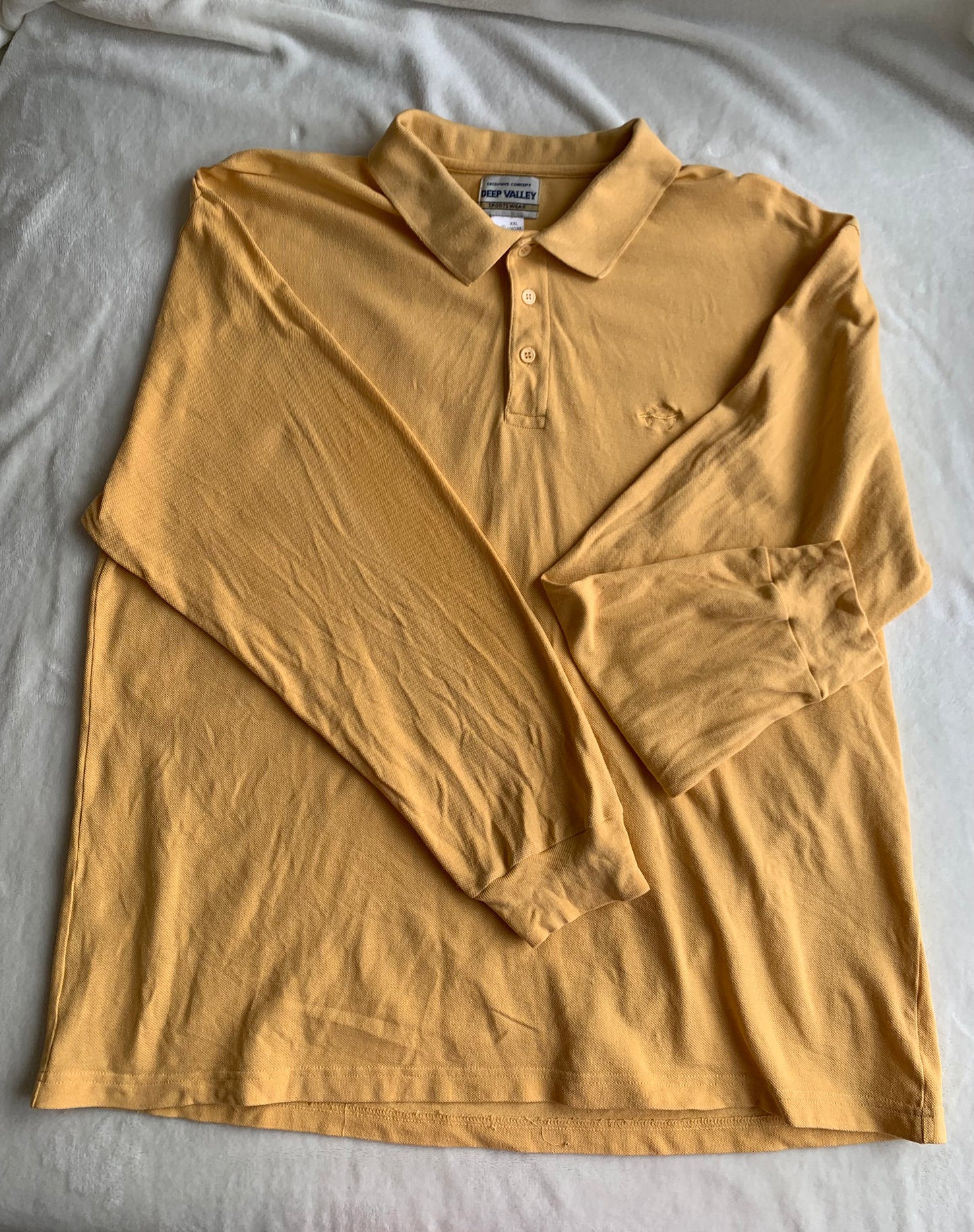 Polo jaune à manches longues Deep Valley T.XXL