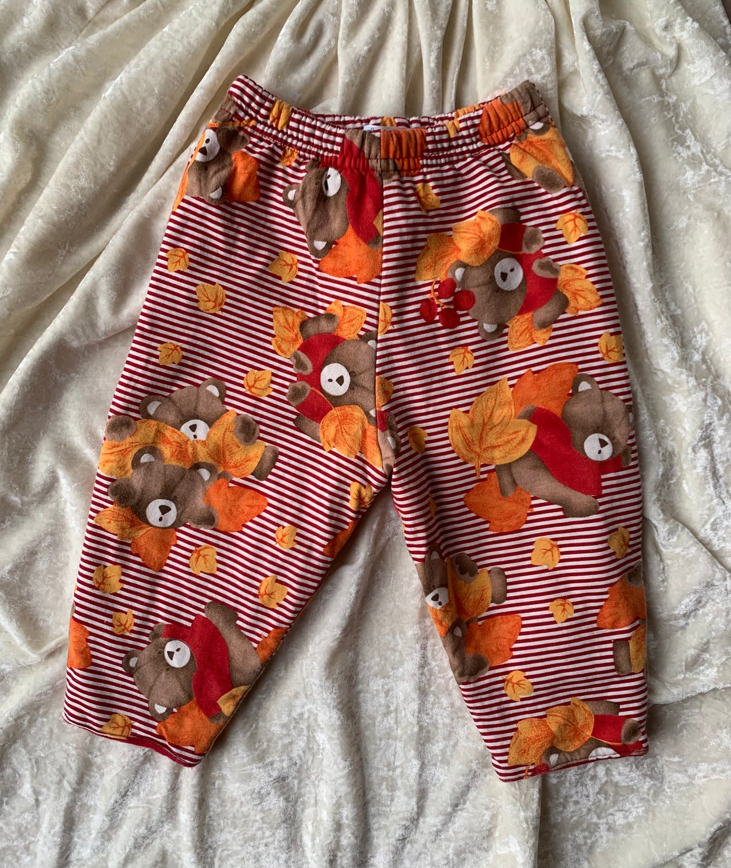 Pantalon épais Clayeux aux motifs d'automne T.12 mois