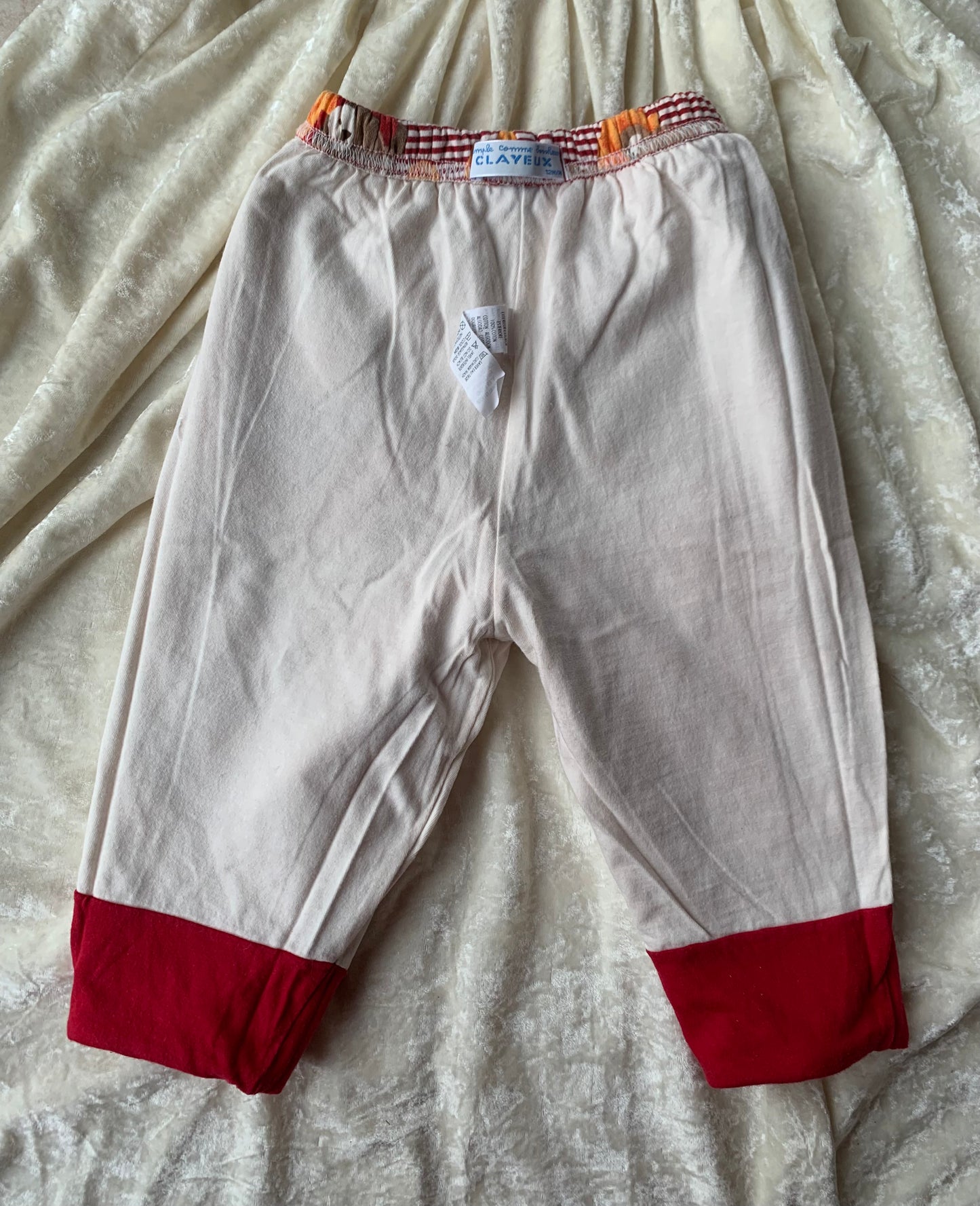 Pantalon épais Clayeux aux motifs d'automne T.12 mois