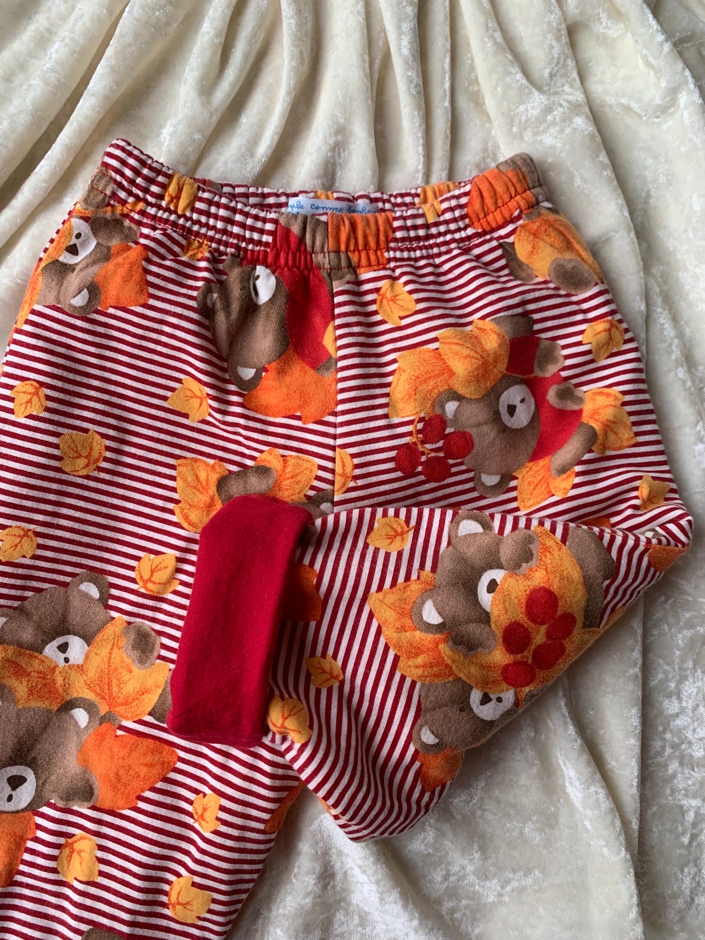 Pantalon épais Clayeux aux motifs d'automne T.12 mois