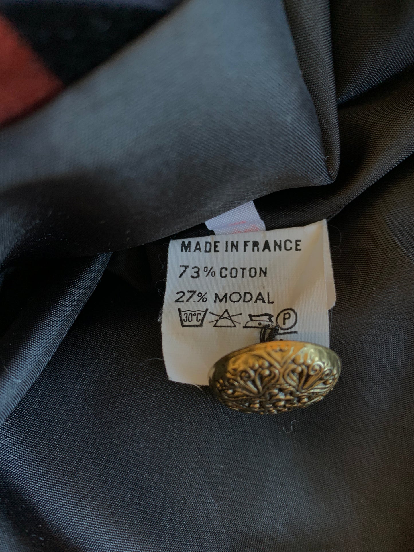 Veste en velours Jean Girad T.44