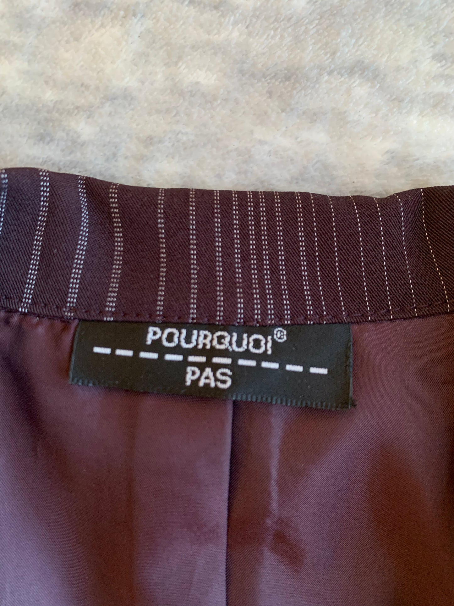 Veste blazer cintrée Pourquoi Pas T.36