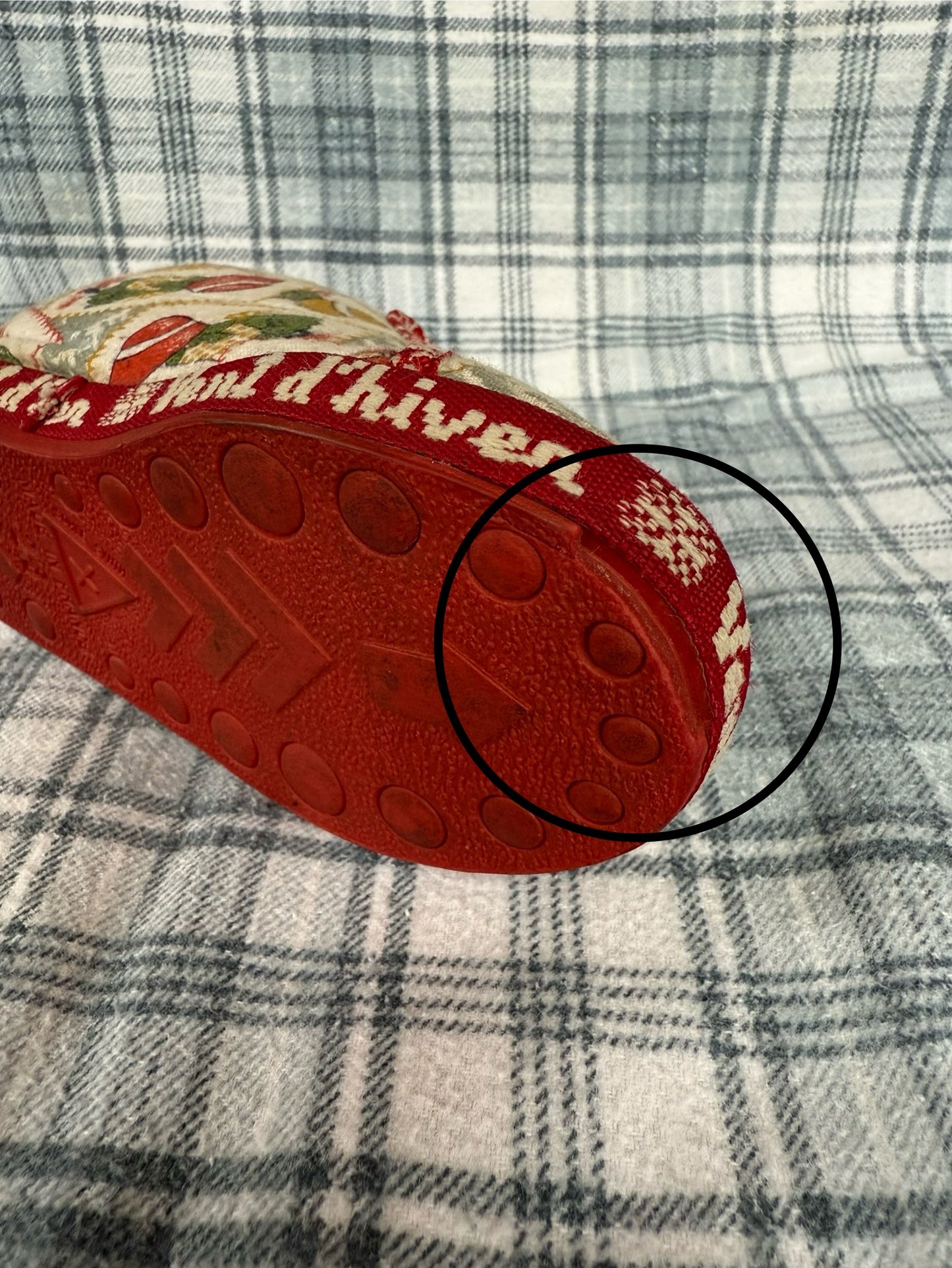 Chaussons Vent d'hiver vintage T.26