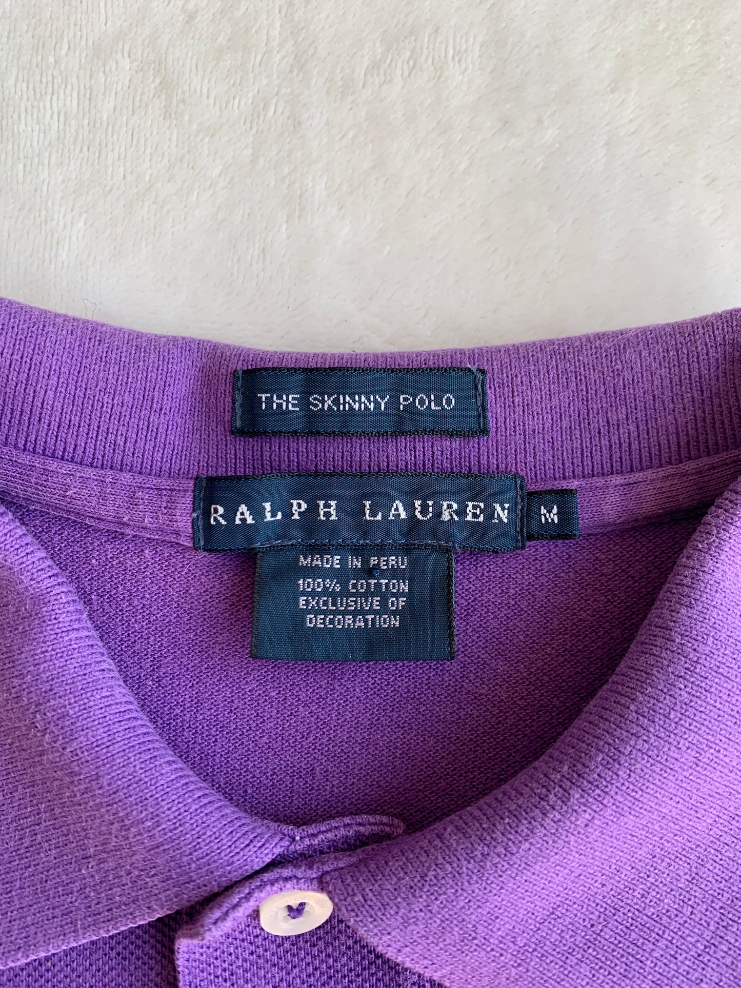 Polo violet Ralph Lauren T.M