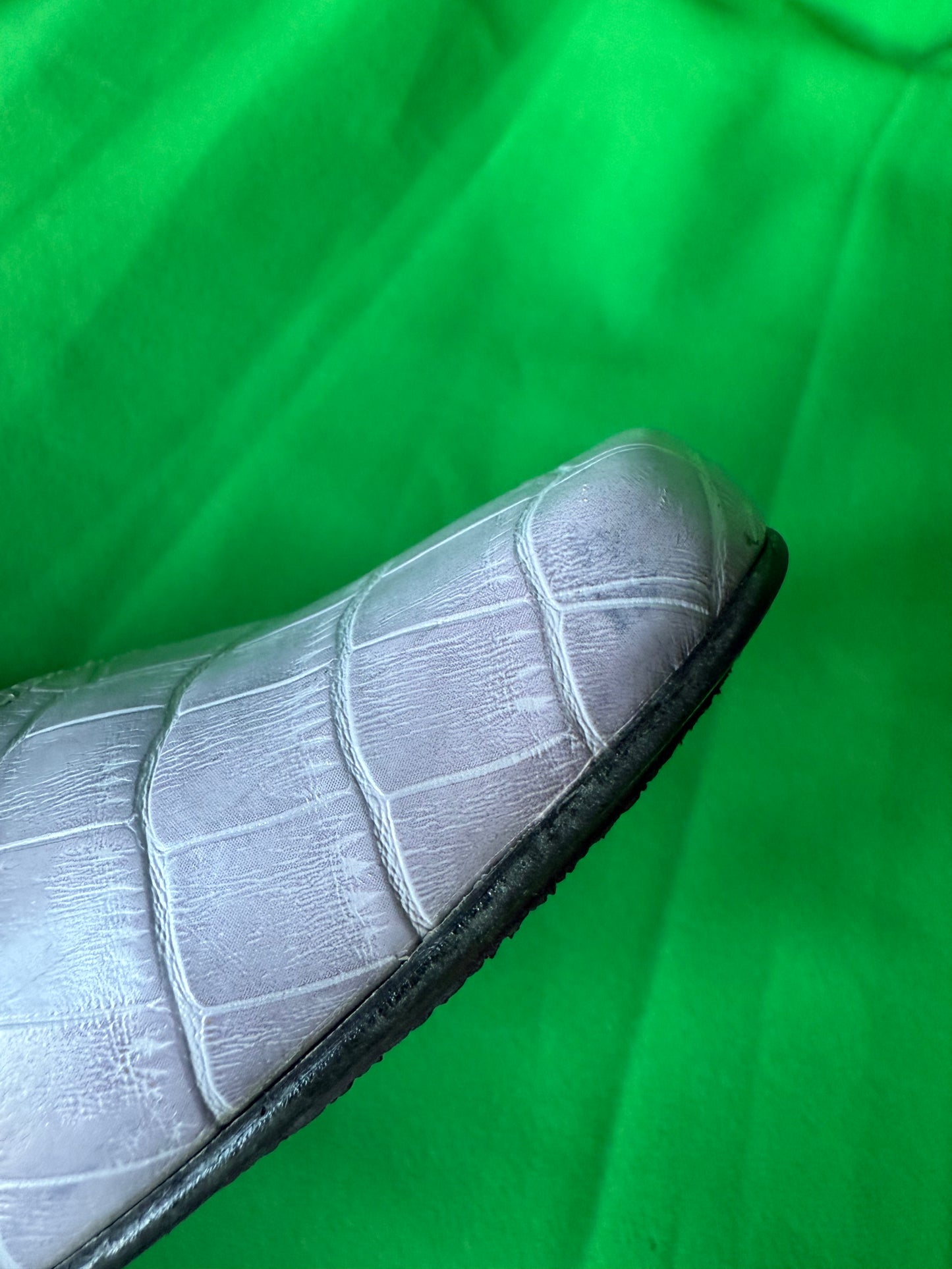 Ballerines à talon lila en cuir Agnes Flo T.37