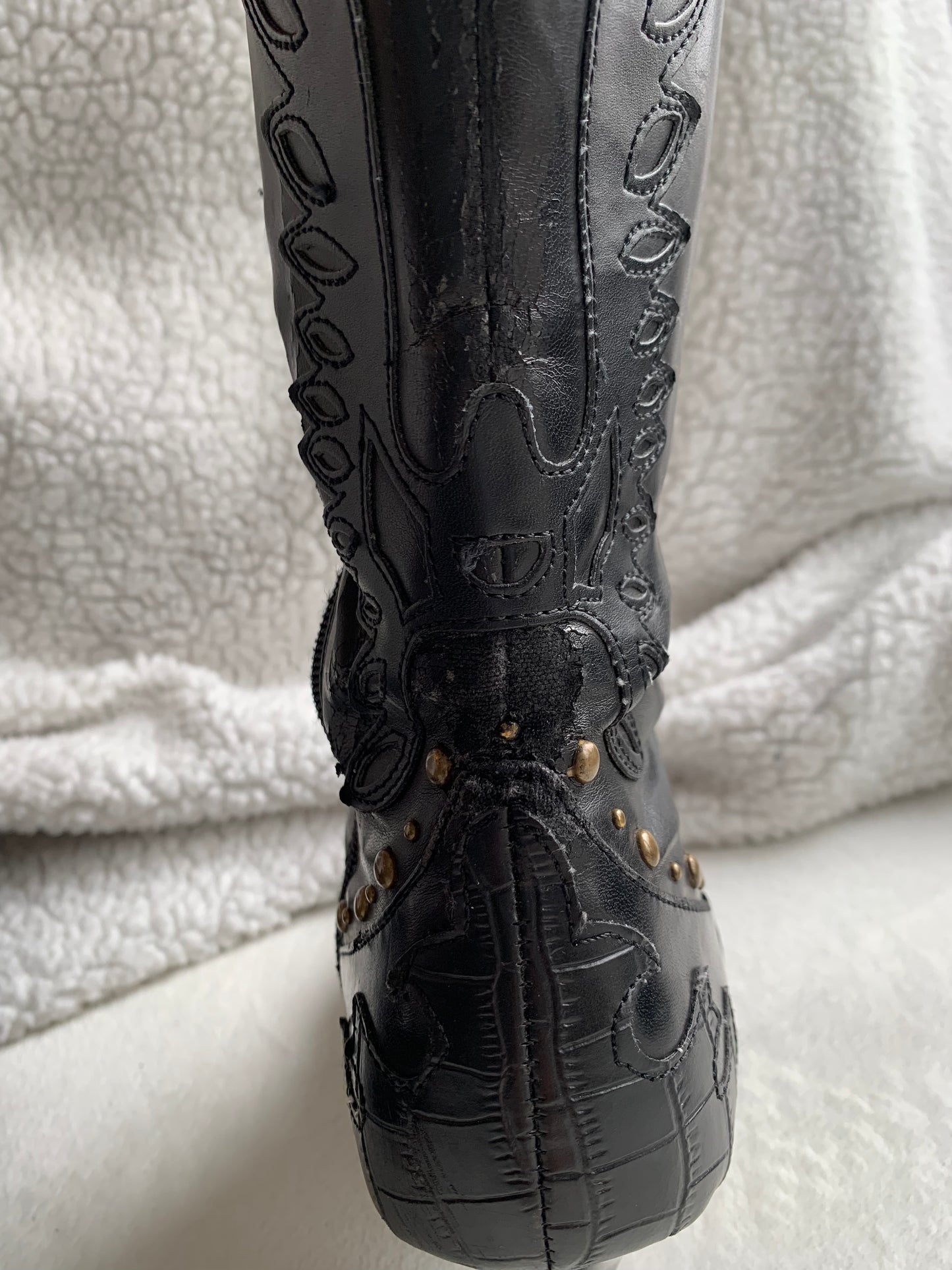 Bottes hautes à talons aiguilles T.38