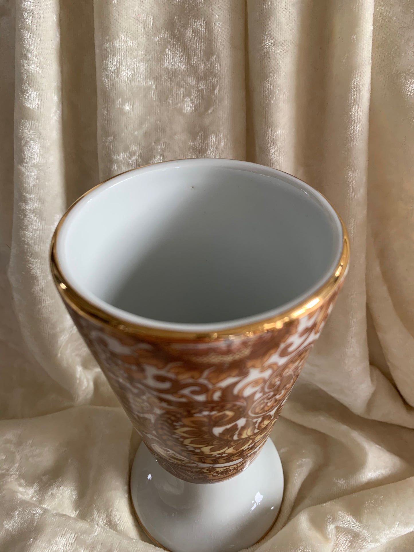 Deux mazagrans motif groovy vintage Tradition CNP France