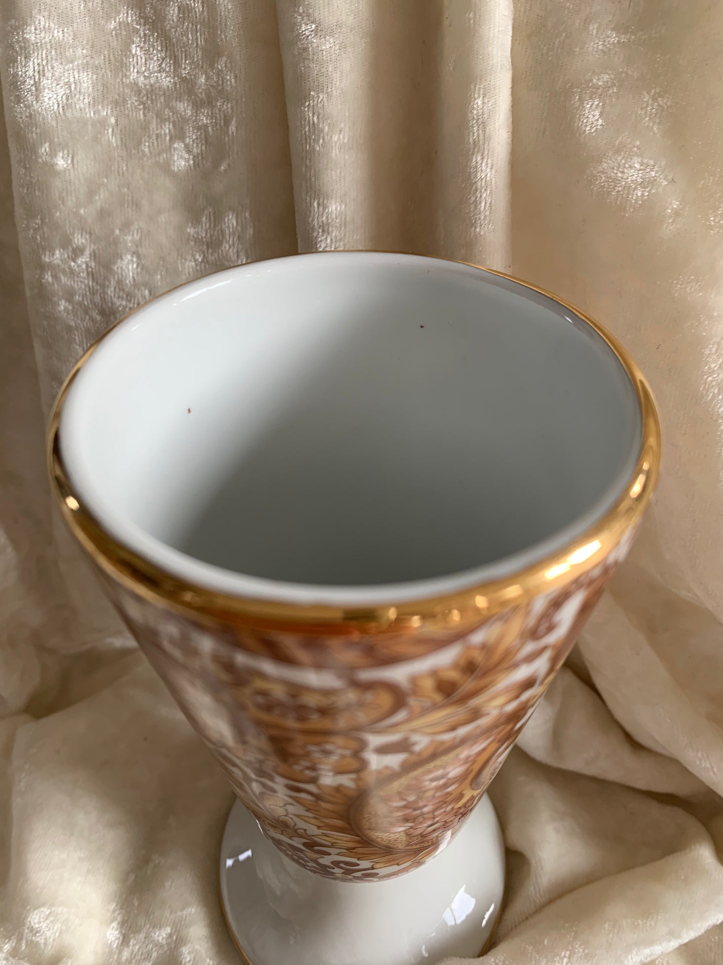 Deux mazagrans motif groovy vintage Tradition CNP France