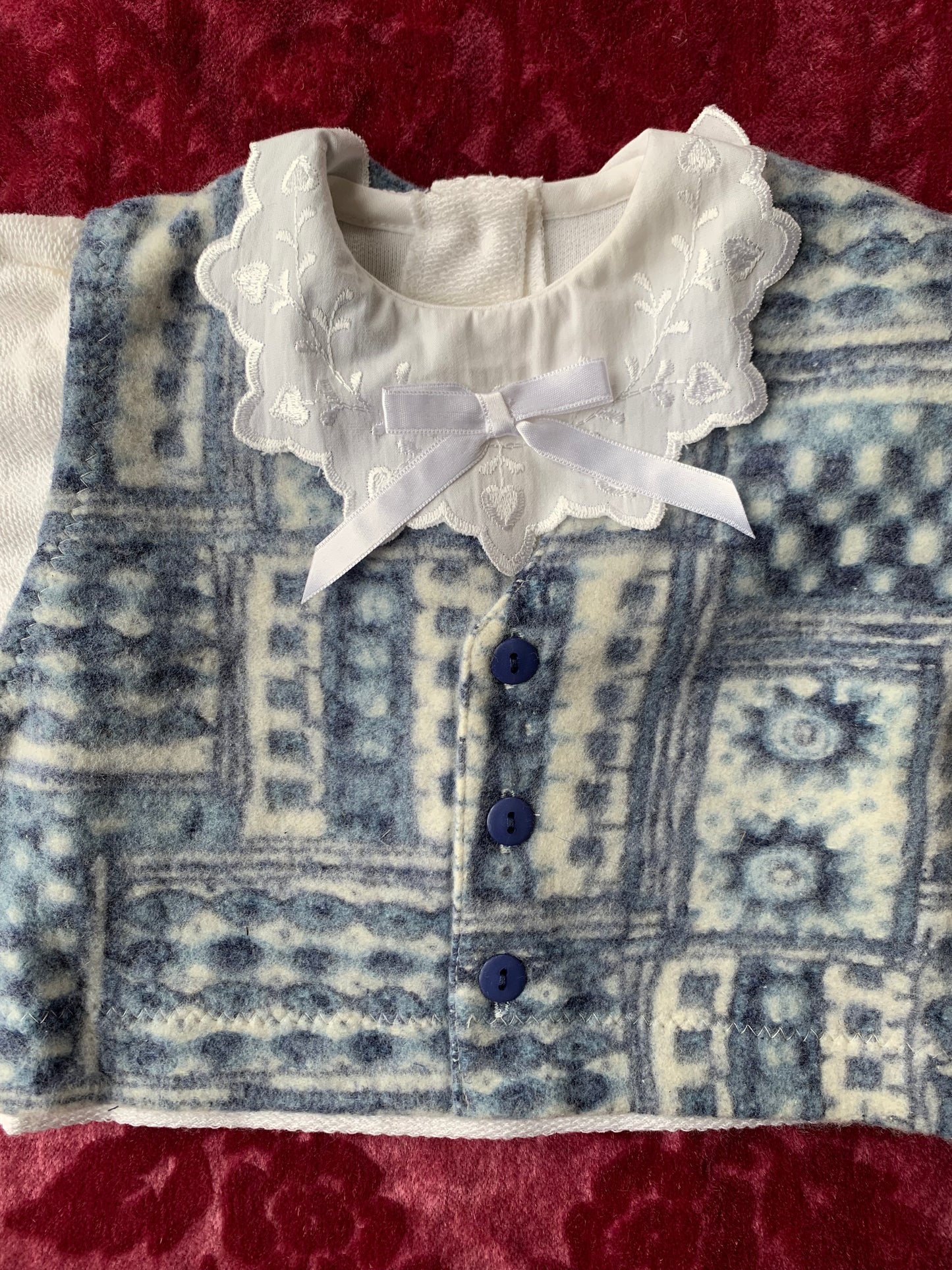 Ensemble haut & gilet 1000 câlins T.1 à 3 mois