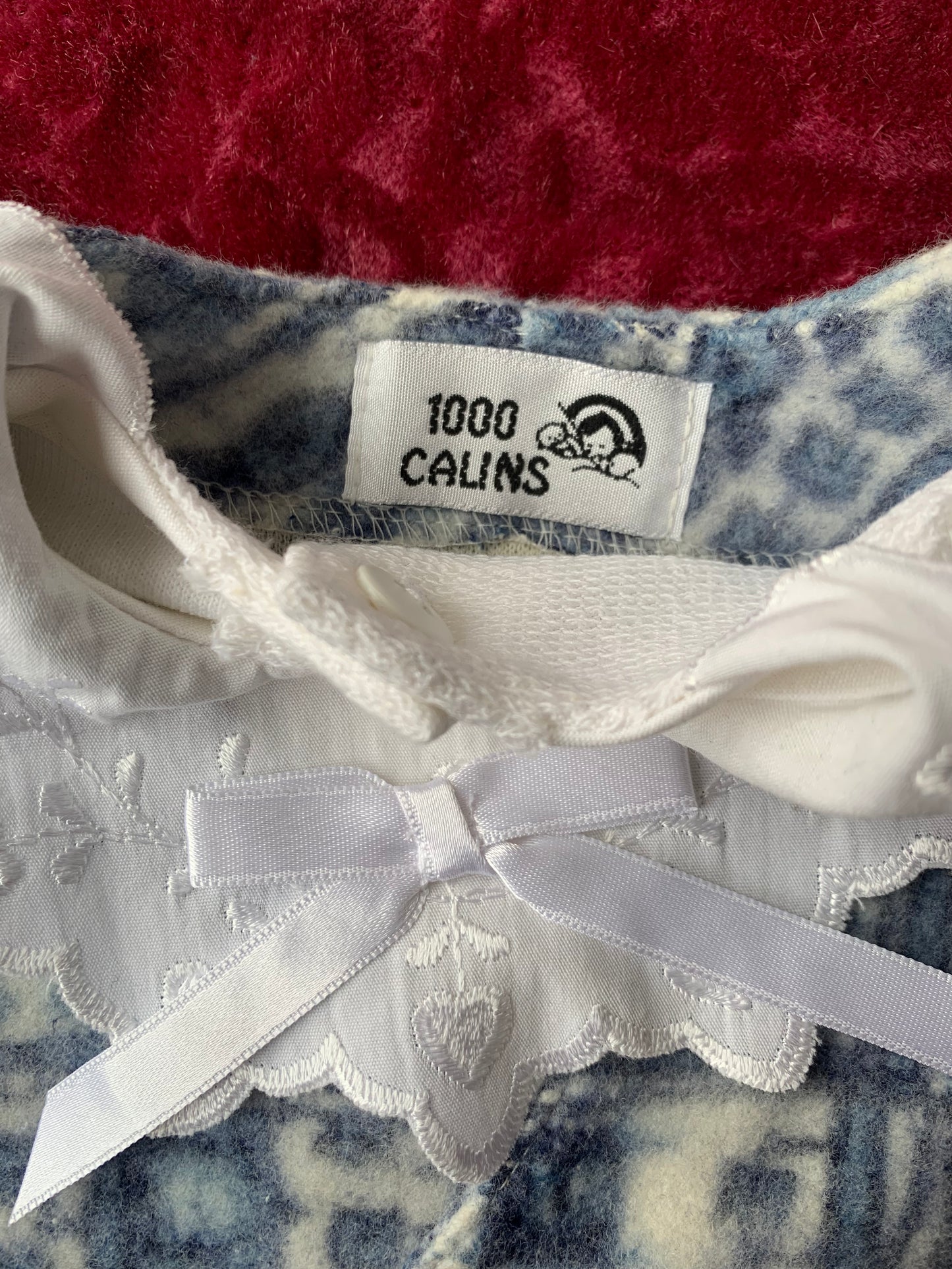 Ensemble haut & gilet 1000 câlins T.1 à 3 mois