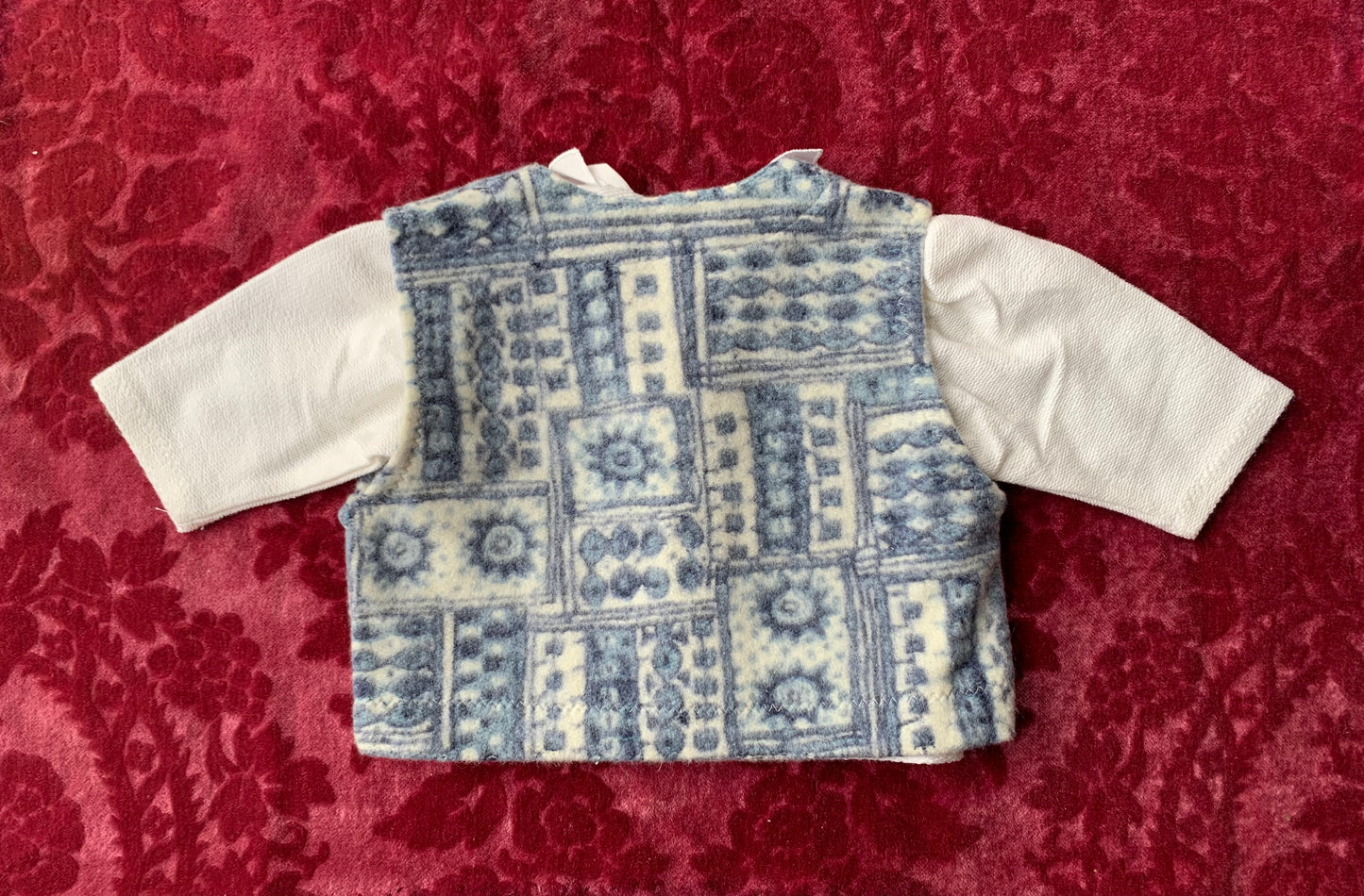 Ensemble haut & gilet 1000 câlins T.1 à 3 mois