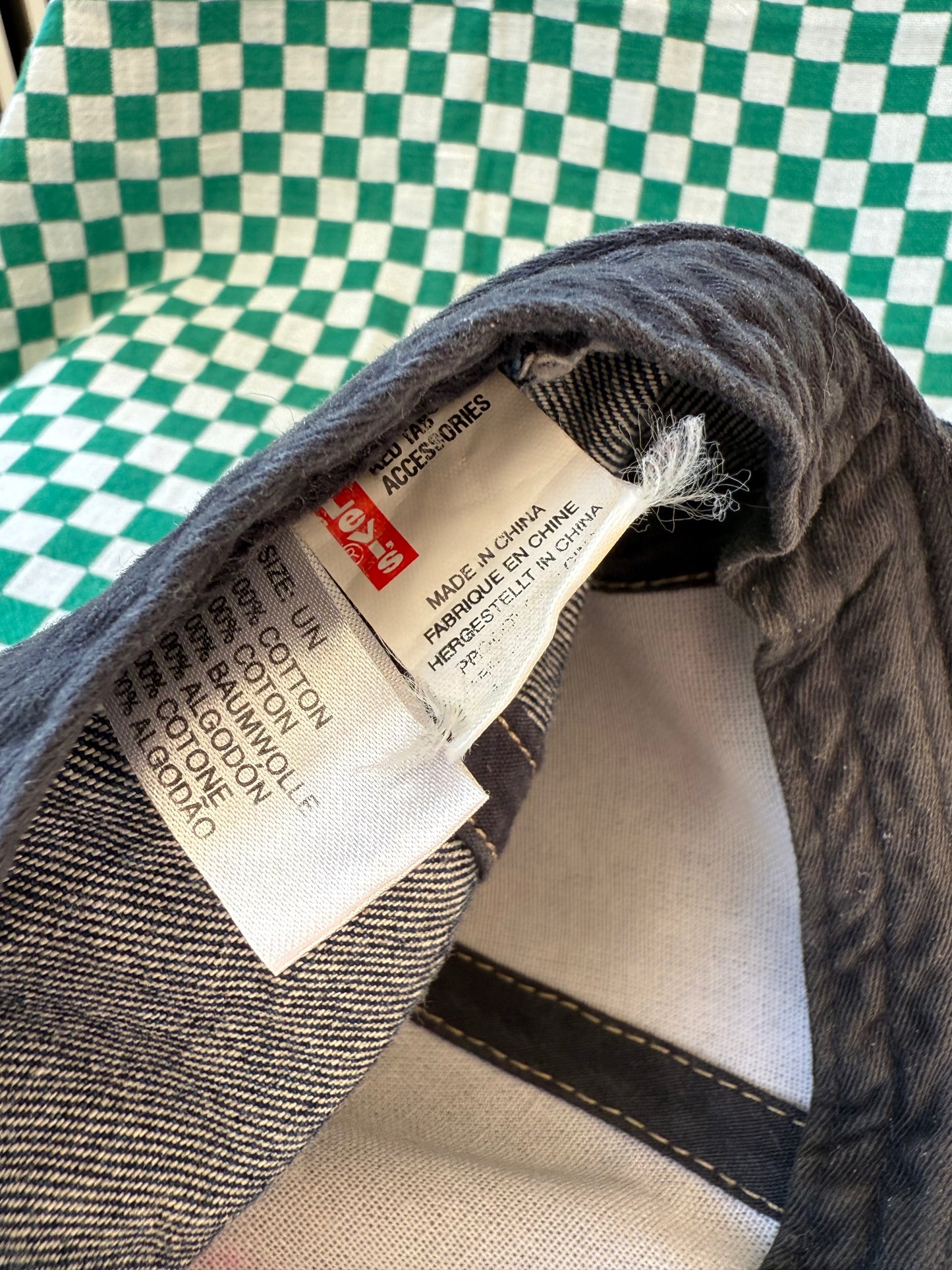 Casquette Levi's en jean réglable