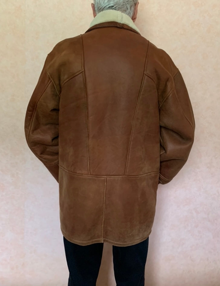Manteau 100% cuir Nappalan Argus T.48