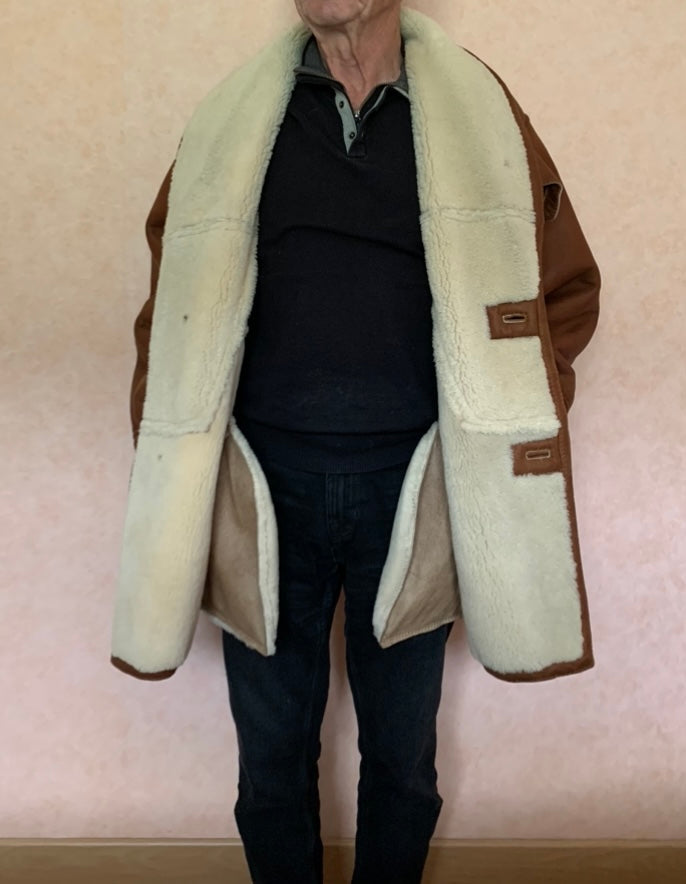Manteau 100% cuir Nappalan Argus T.48
