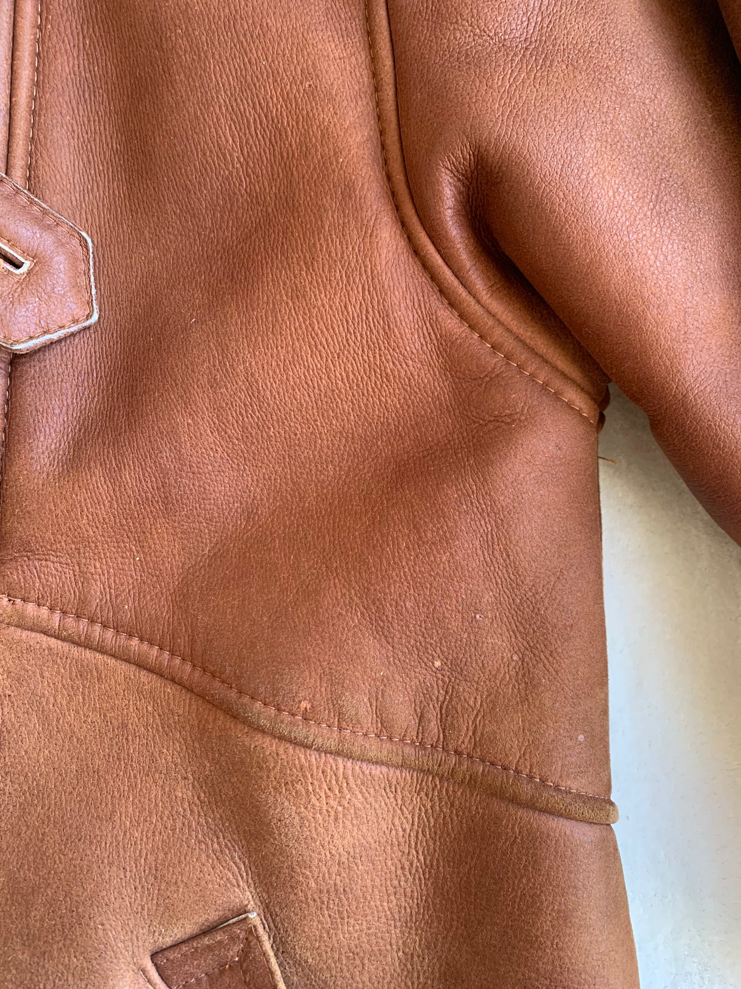 Manteau 100% cuir Nappalan Argus T.48