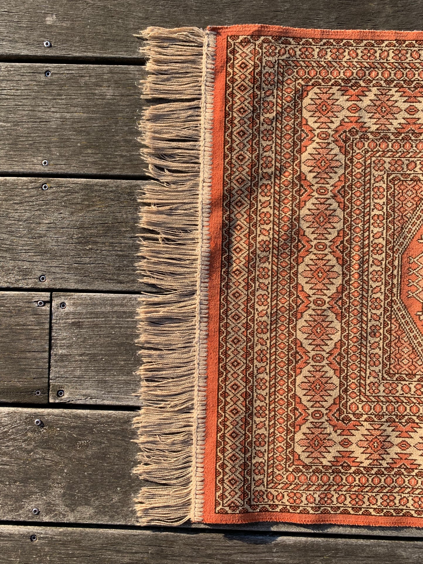 Tapis rectangle vintage Made in Belgium