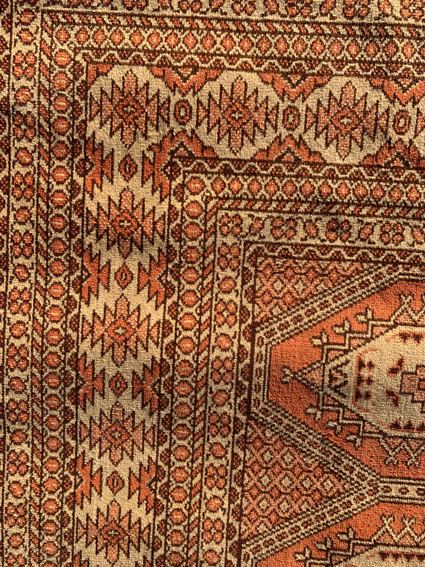 Tapis rectangle vintage Made in Belgium