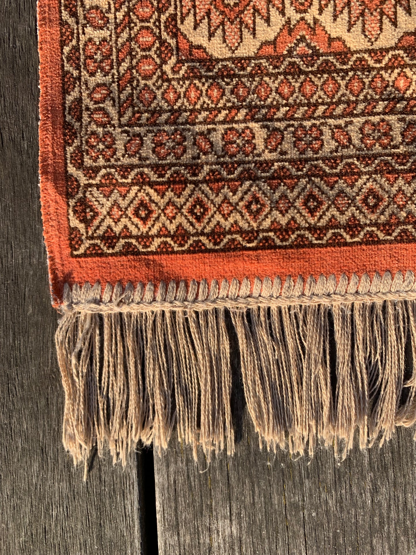 Tapis rectangle vintage Made in Belgium