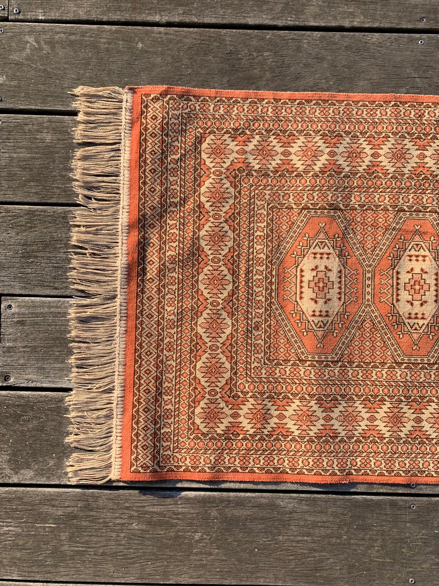 Tapis rectangle vintage Made in Belgium