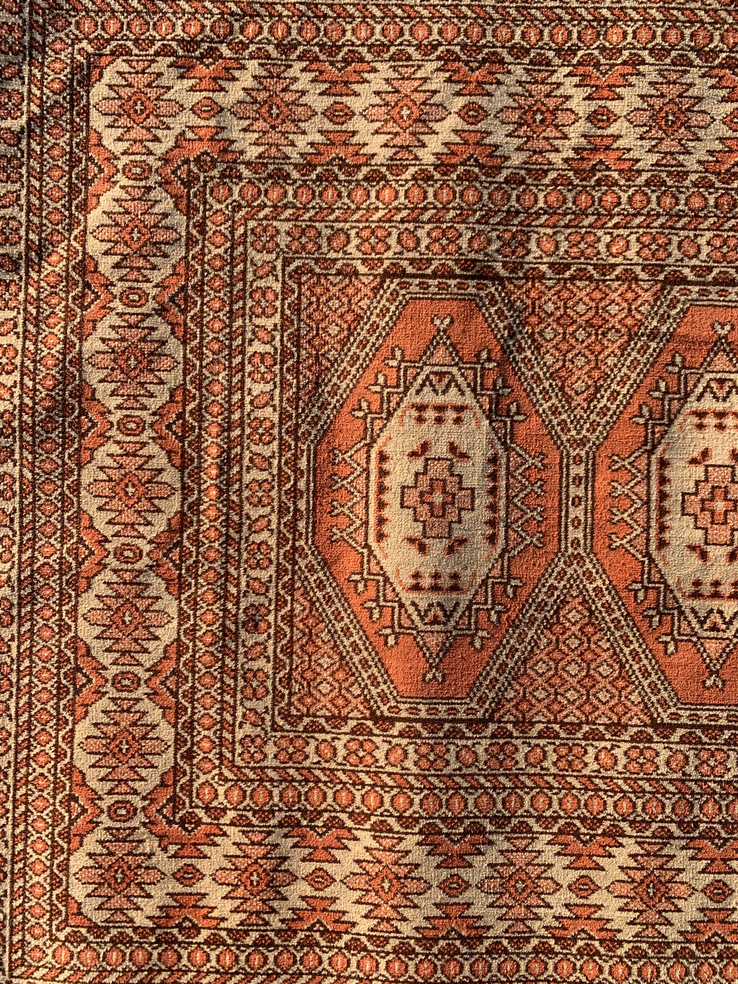 Tapis rectangle vintage Made in Belgium