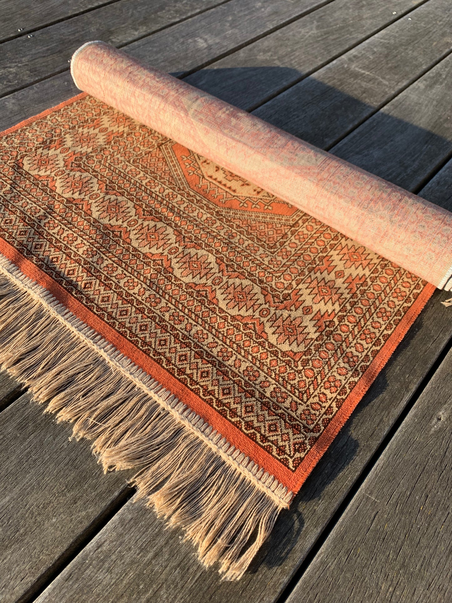 Tapis rectangle vintage Made in Belgium
